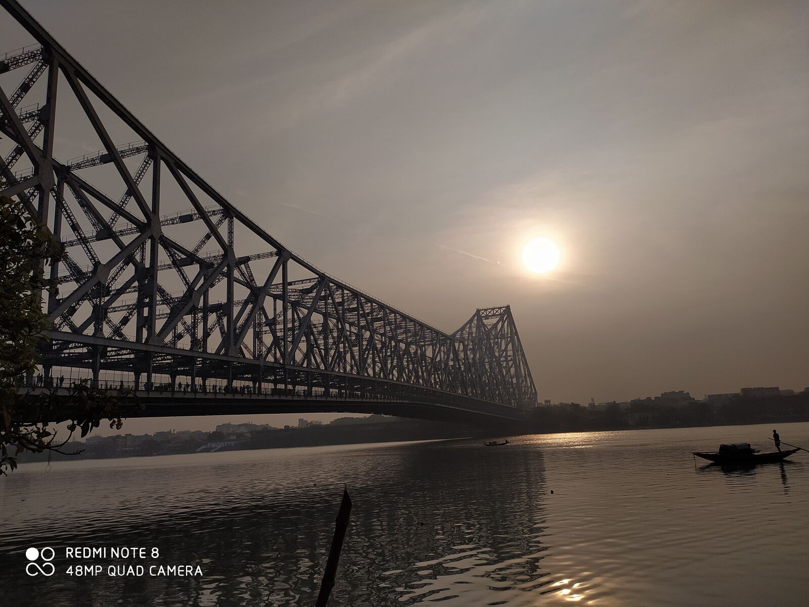 Xiaomi Redmi Note 8 sample photo. Kolkata, colonial, bridge photography
