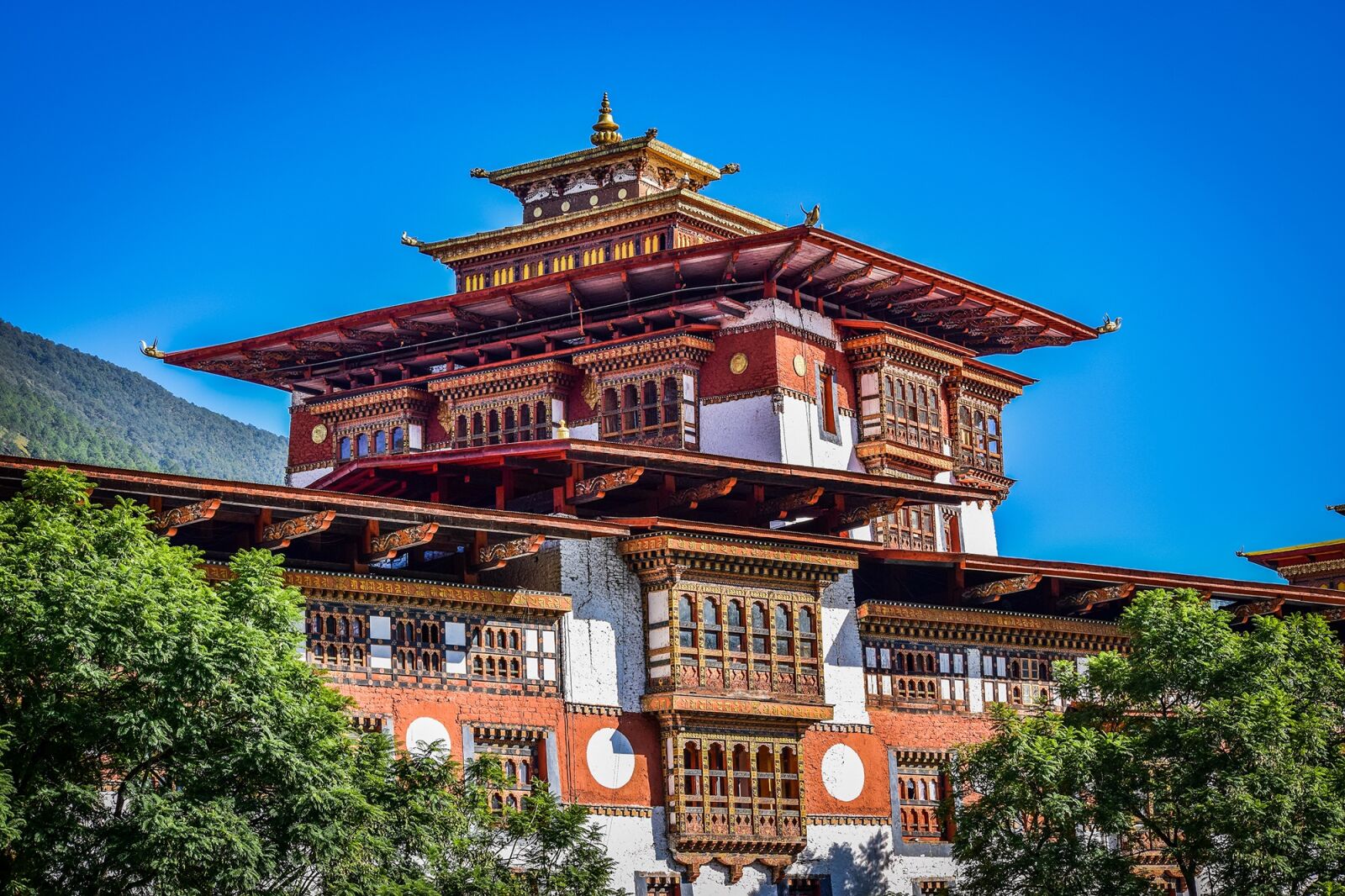 Nikon D5300 sample photo. Palace, bhutan, architecture photography