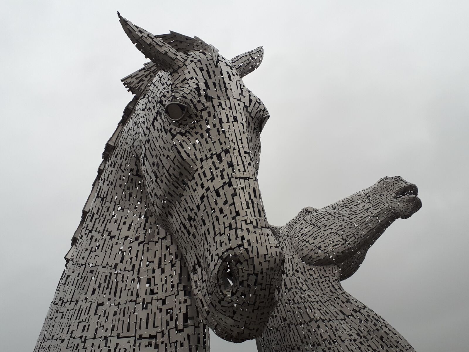Samsung Galaxy A5(2017) sample photo. Kelpies, horses, partner photography