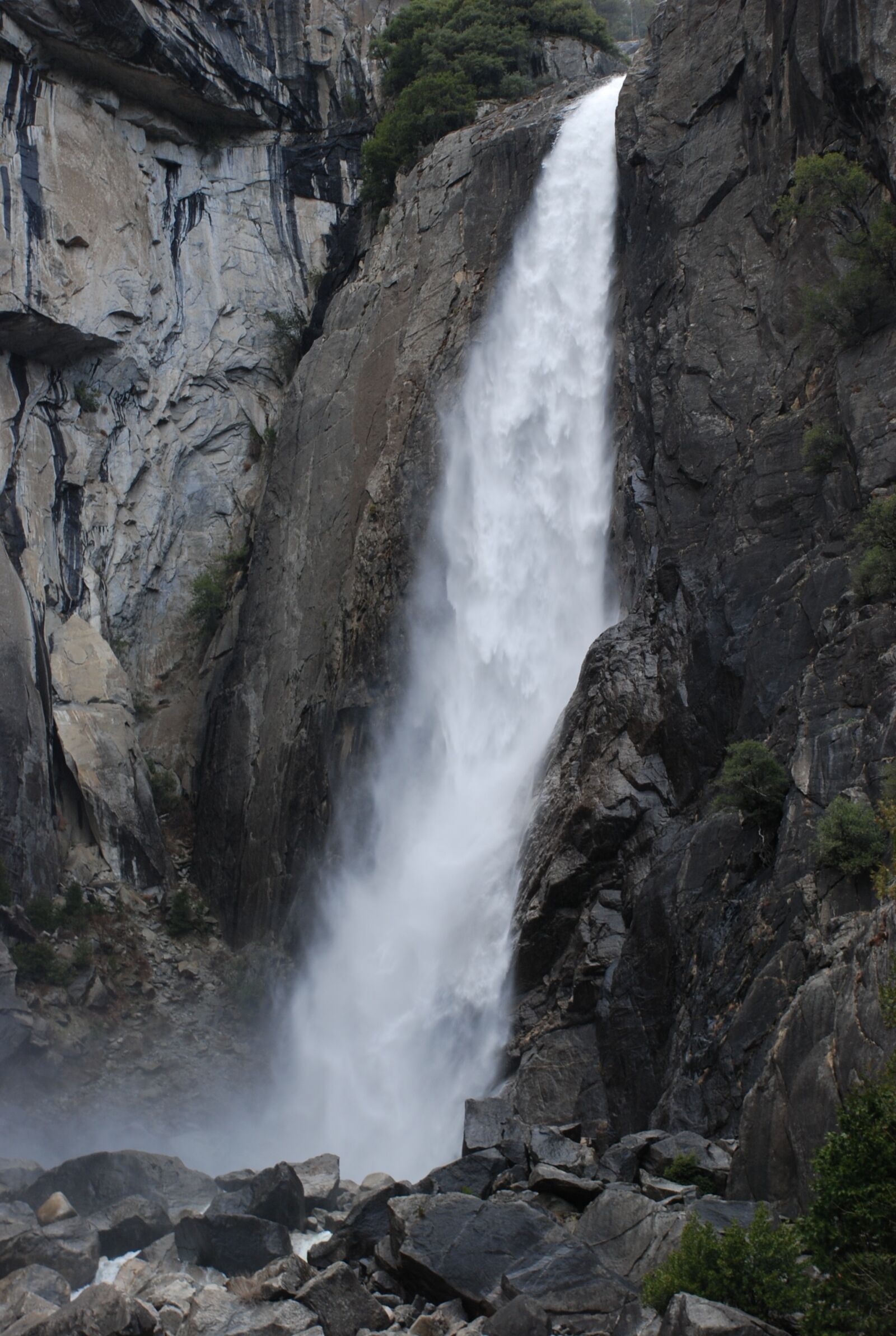 Nikon D80 sample photo. Waterfall, yosemite, california photography