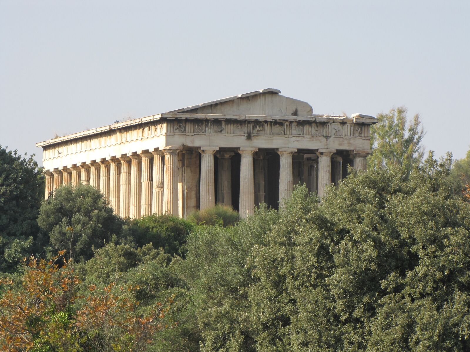 Canon PowerShot SX10 IS sample photo. Temple, hephaestus, athens photography