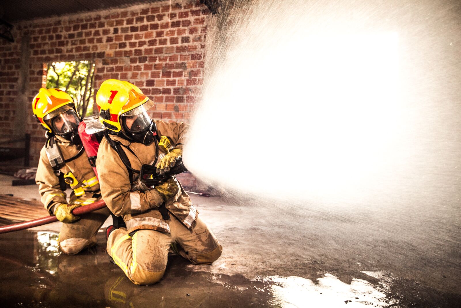 Canon EF 16-35mm F2.8L II USM sample photo. Fire, volunteer firefighters, rescue photography