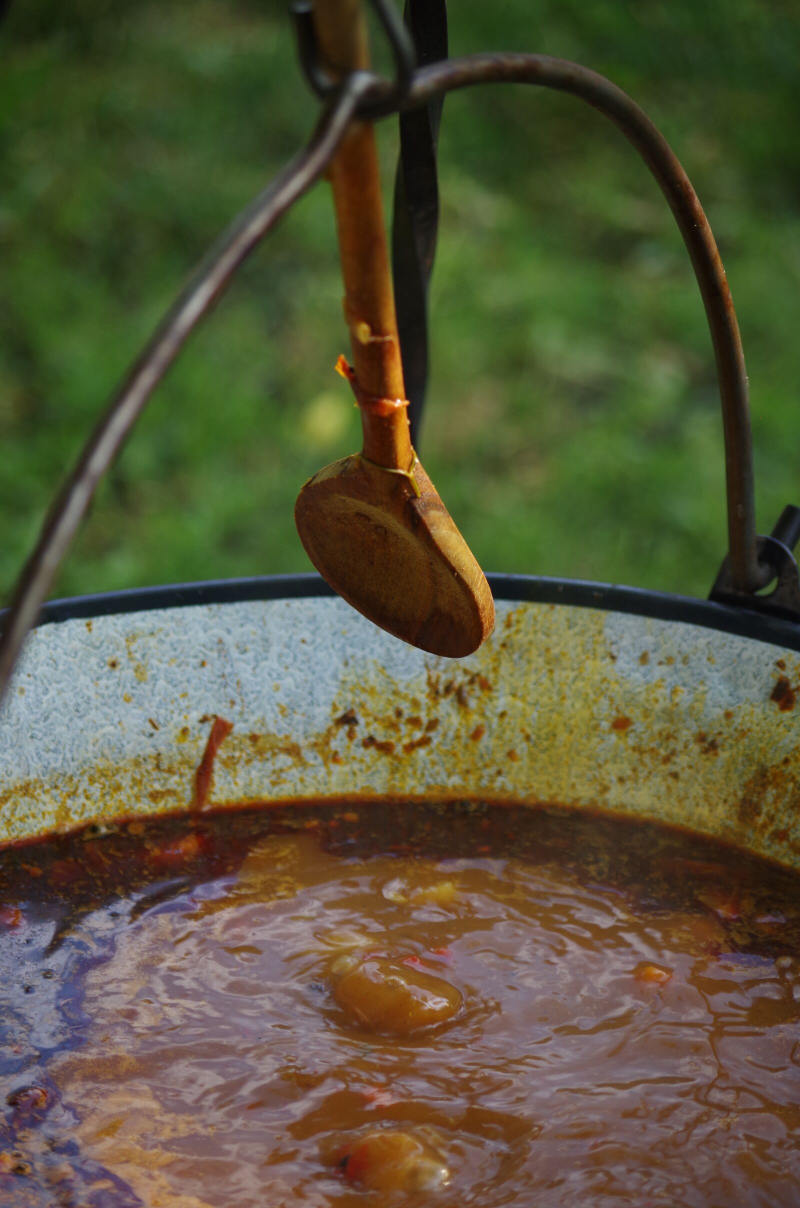 Pentax K-500 sample photo. Stew, soup, picnic photography