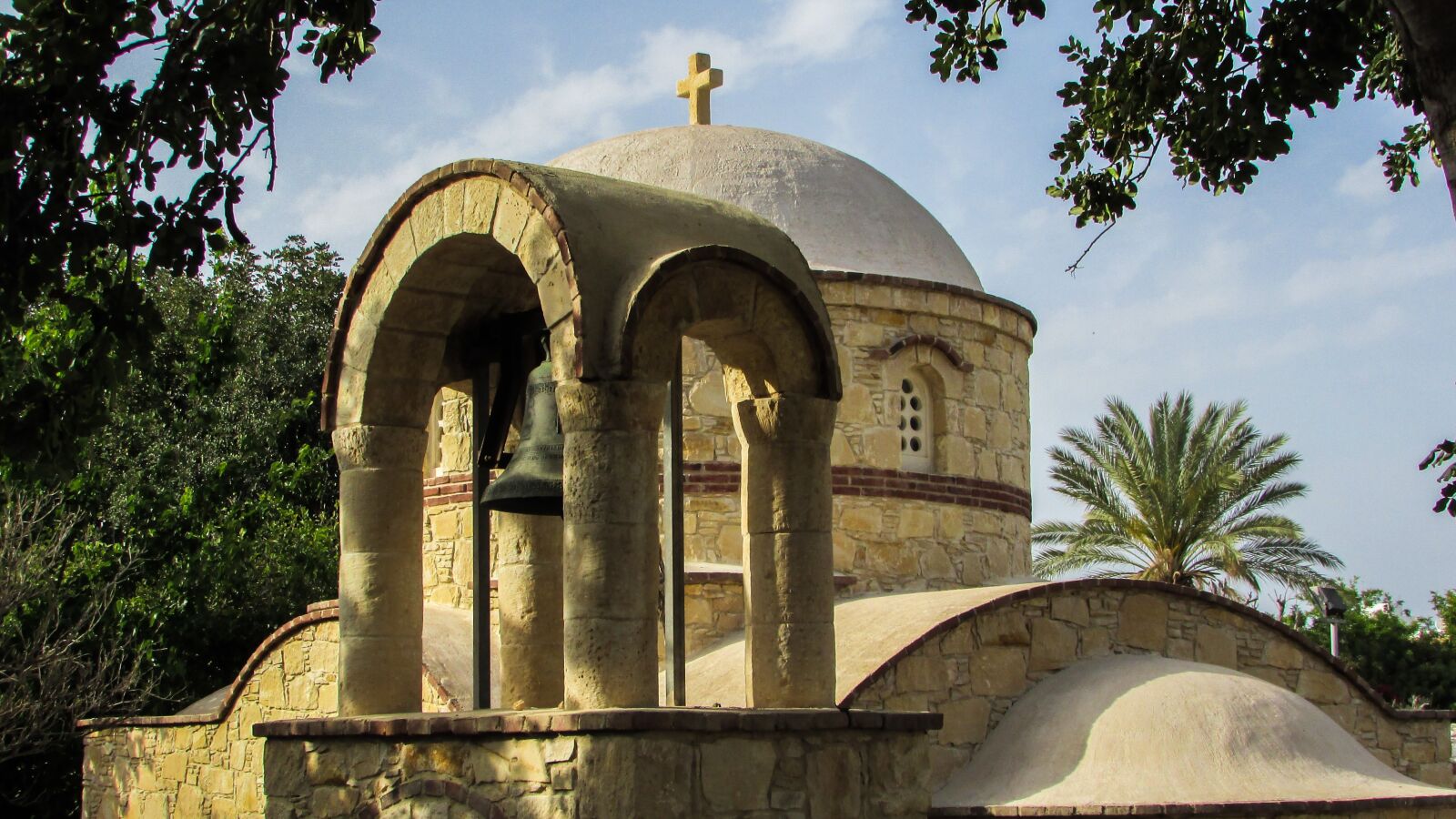 Canon PowerShot SX400 IS sample photo. Cyprus, protaras, chapel photography