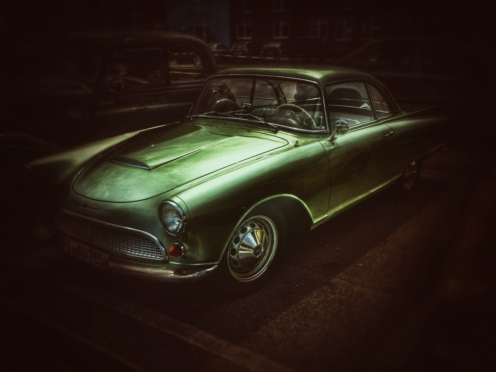 Sony Xperia V sample photo. Auto, oldtimer, darkness photography