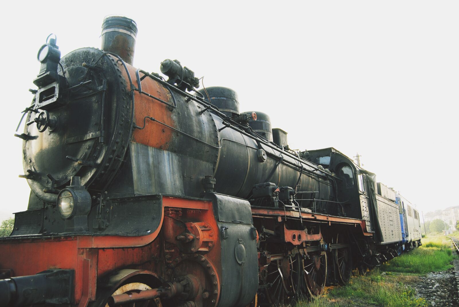 Nikon D3000 sample photo. Train, vintage, old photography