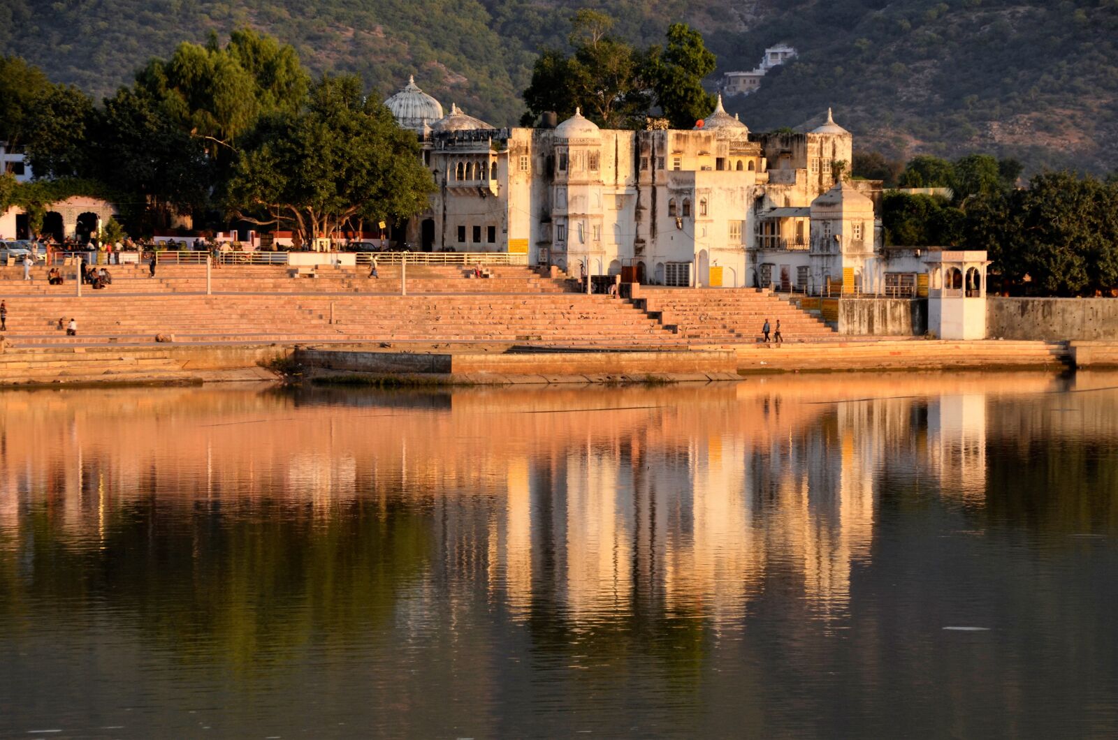 Nikon D5100 sample photo. Pushkar, india, lake photography