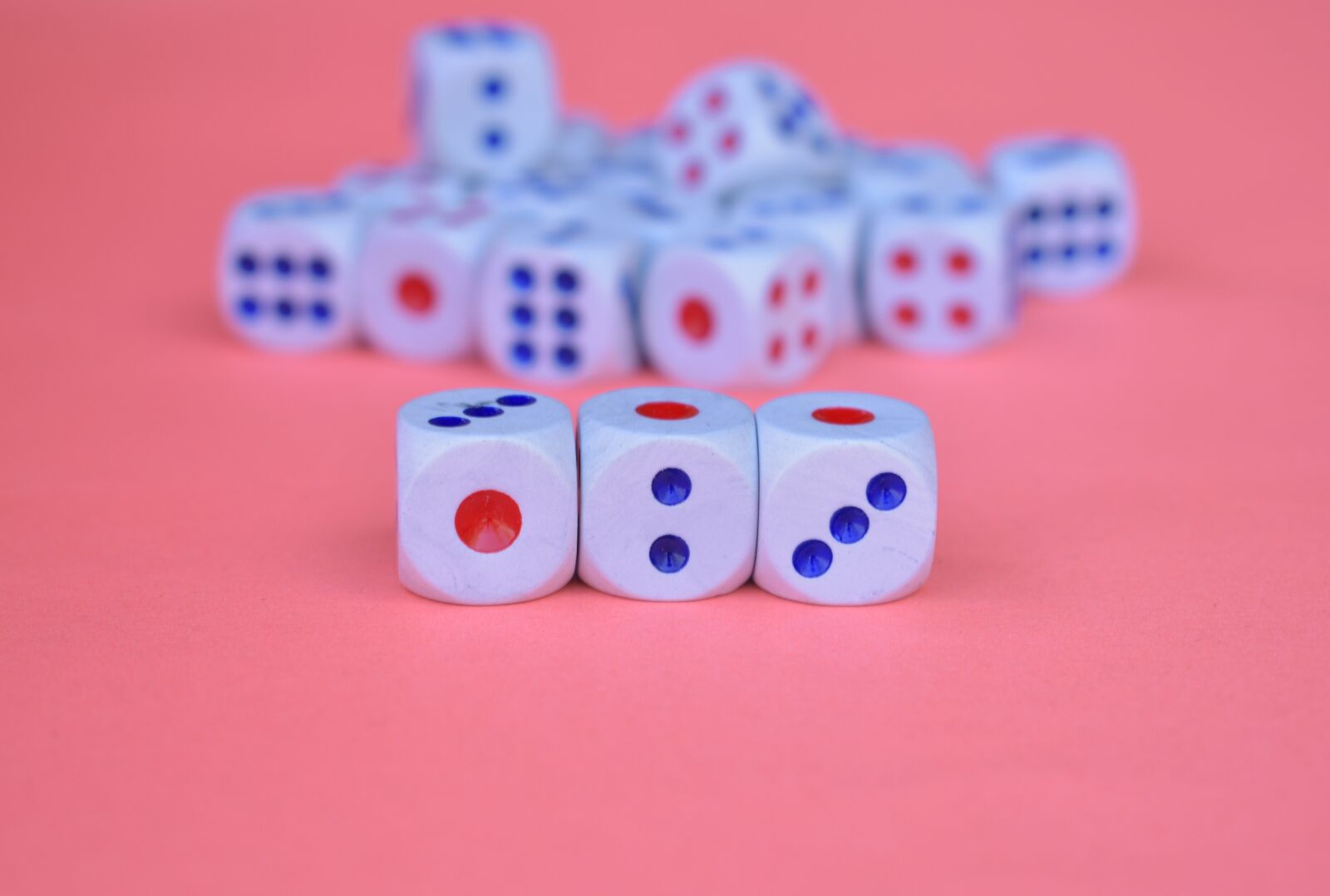 Nikon D3400 sample photo. Dices, cubes, luck photography