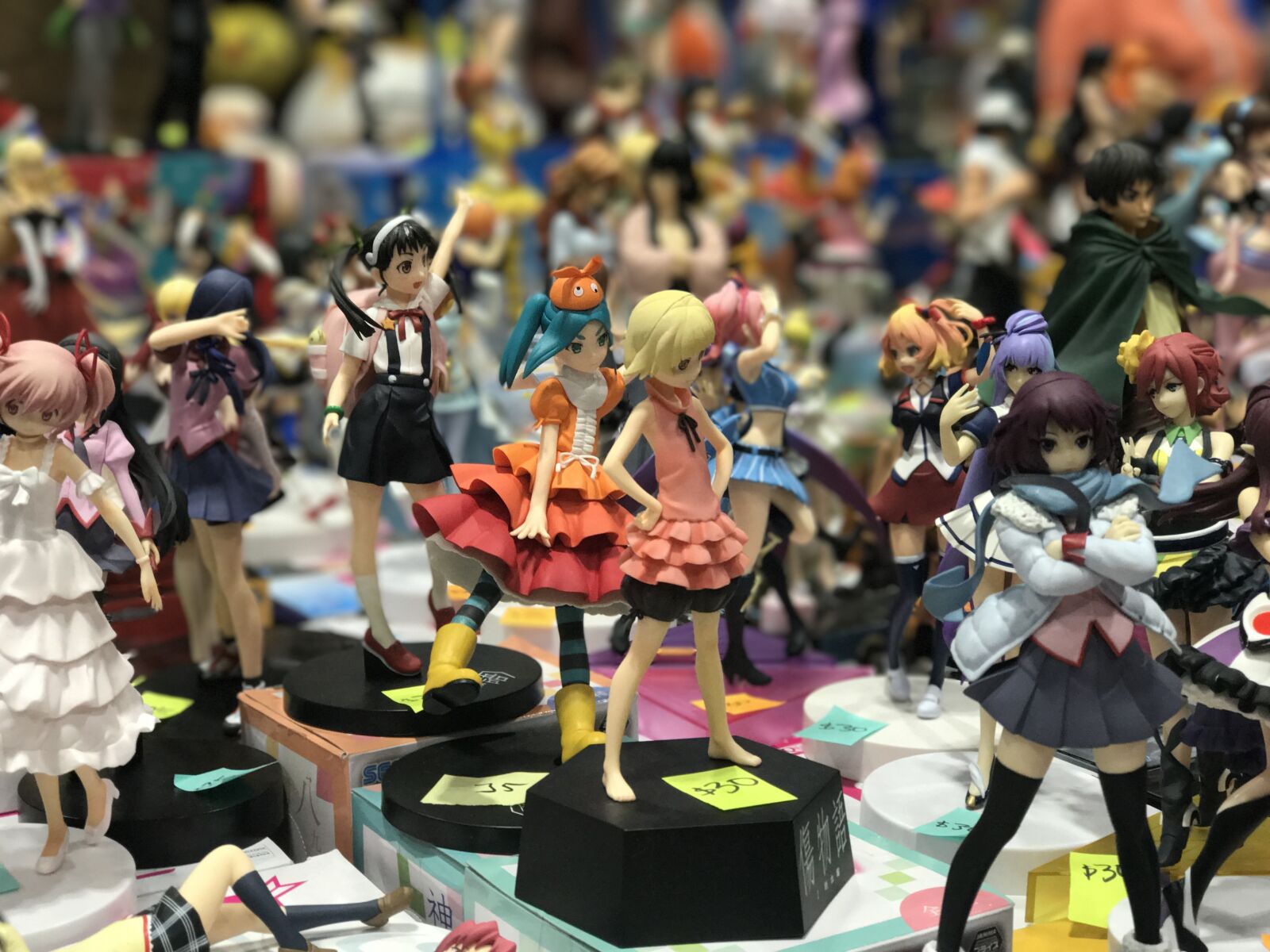 iPhone 7 Plus back dual camera 6.6mm f/2.8 sample photo. Statues, toys photography