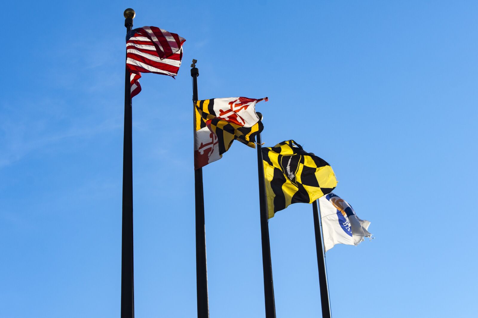 Nikon D7200 sample photo. Flags, maryland, baltimore photography