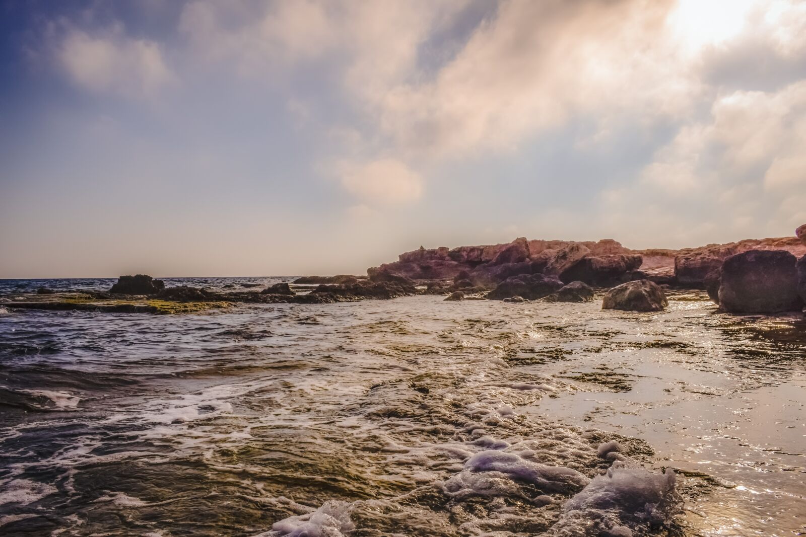 Nikon D3300 sample photo. Rocky coast, sea, sky photography