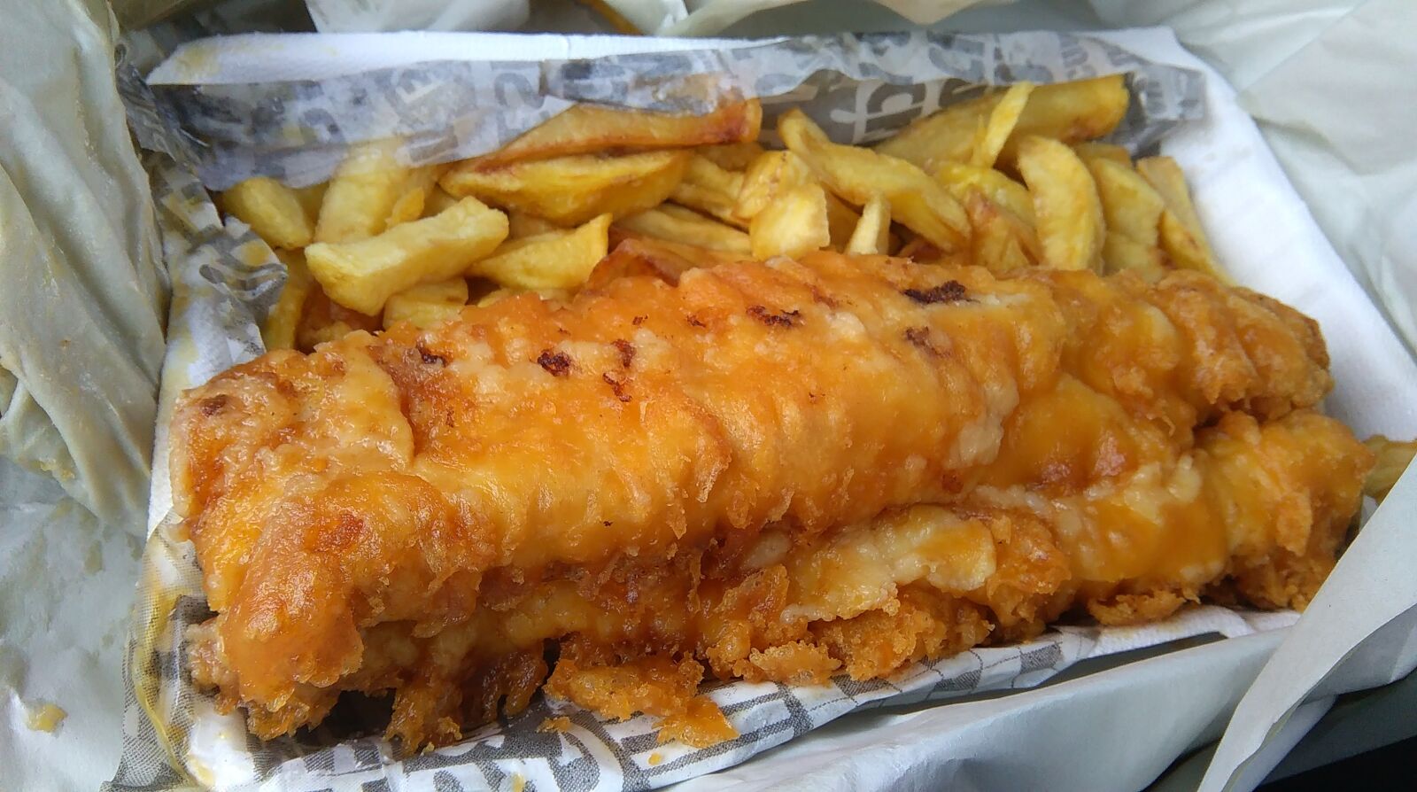 HTC DESIRE 620 sample photo. Fish and chips, food photography