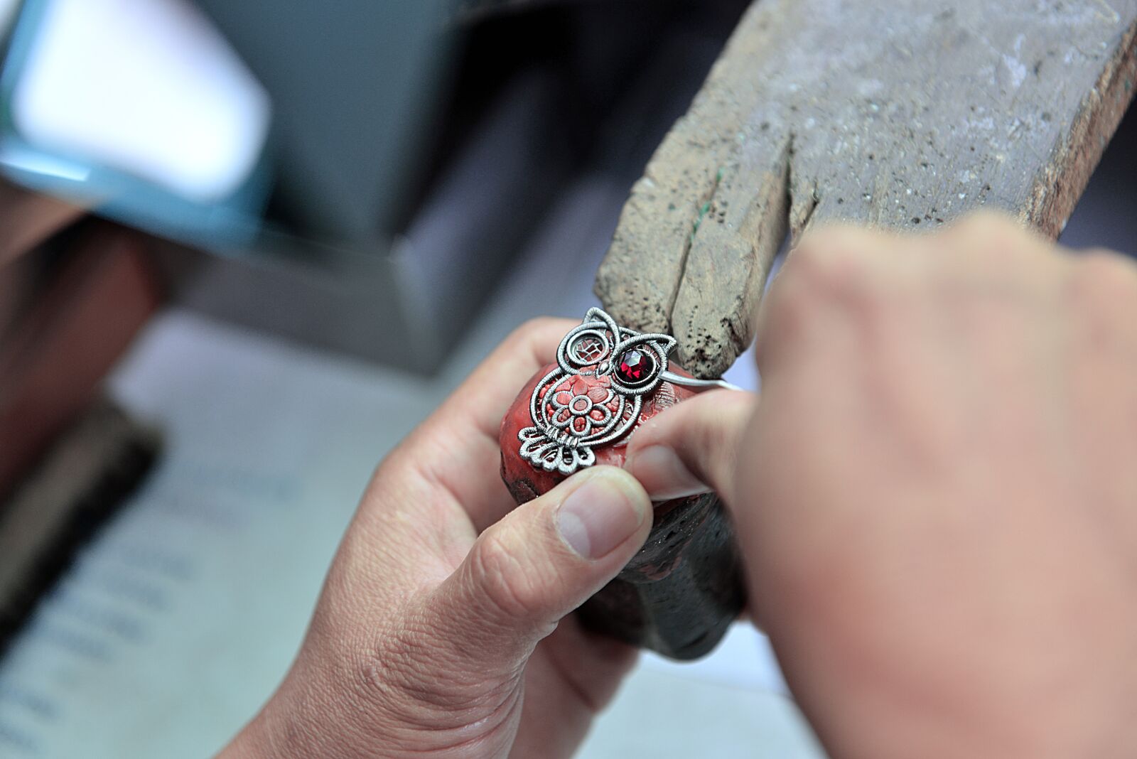 Nikon D800 sample photo. Work, making, stone photography