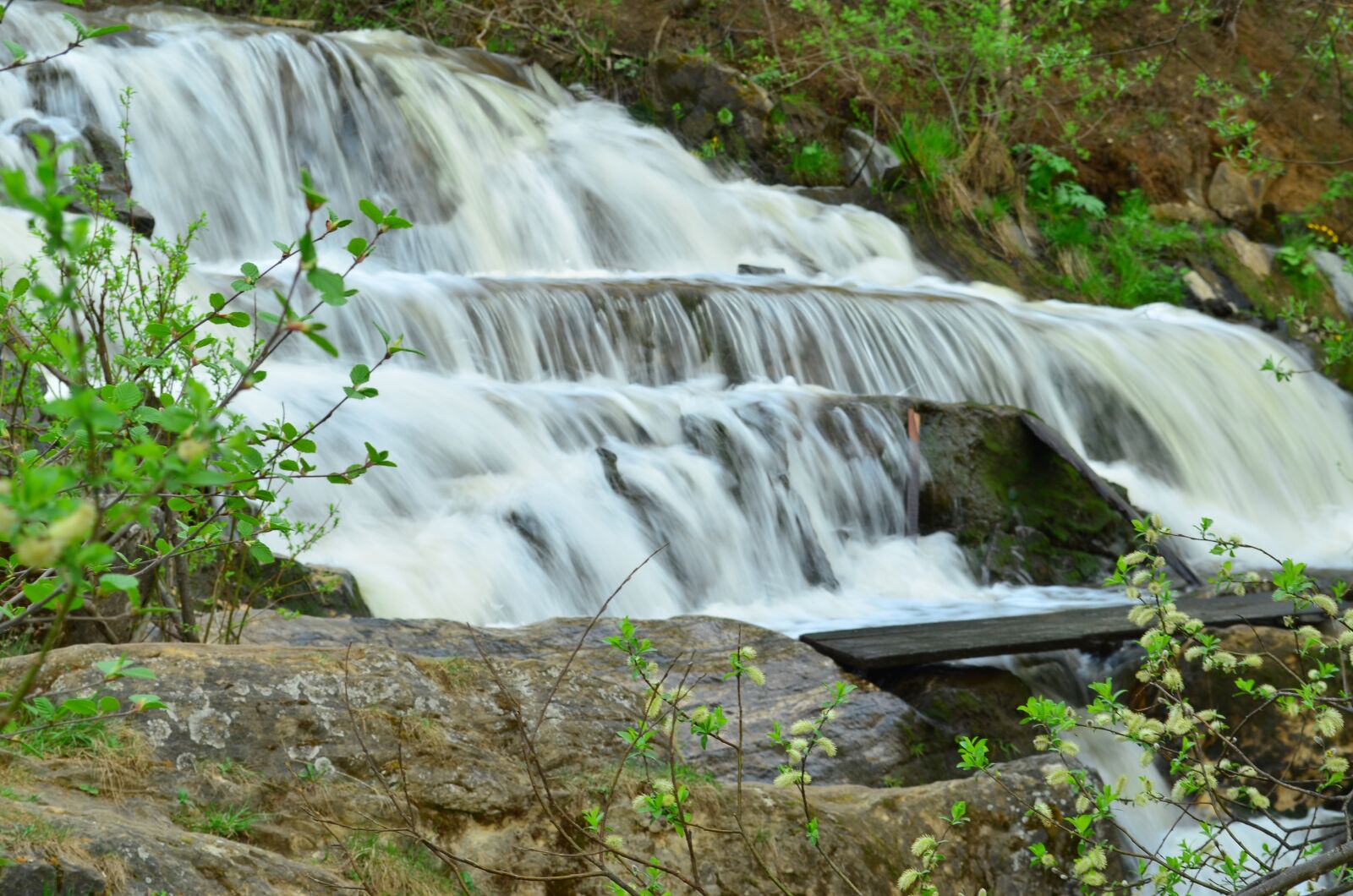 Nikon D5100 sample photo. Waterfall, water, nature photography