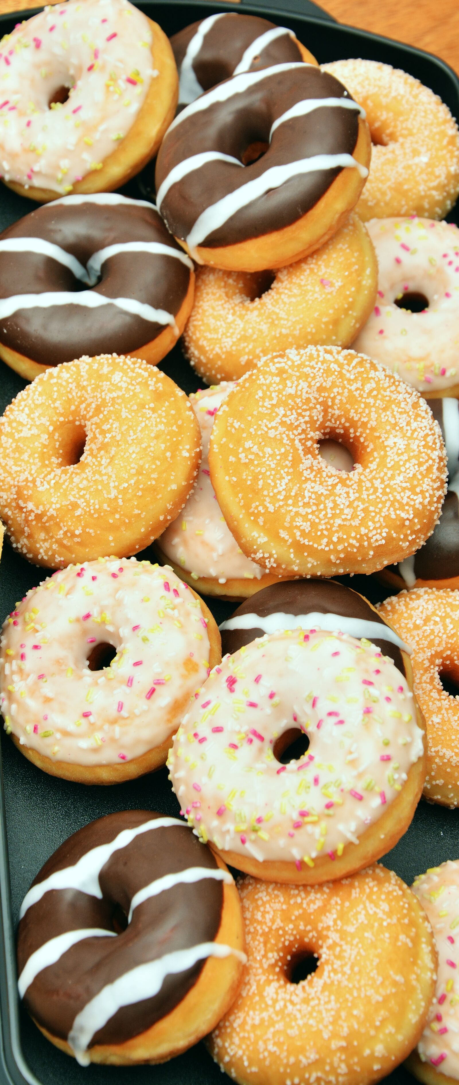 Nikon D5200 sample photo. Donuts, pastries, glaze photography