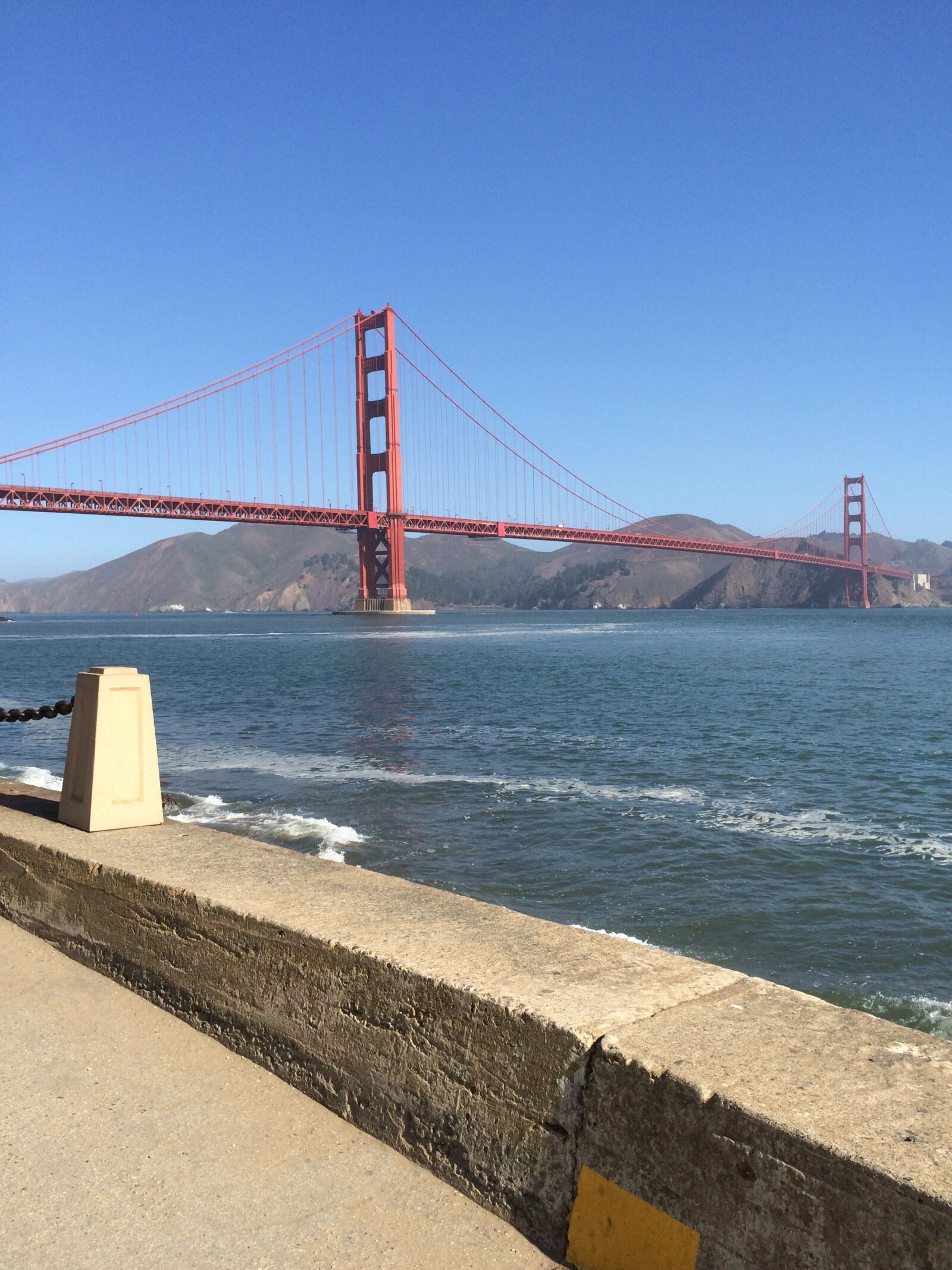 iPhone 5s back camera 4.15mm f/2.2 sample photo. Golden gate bridge, san photography