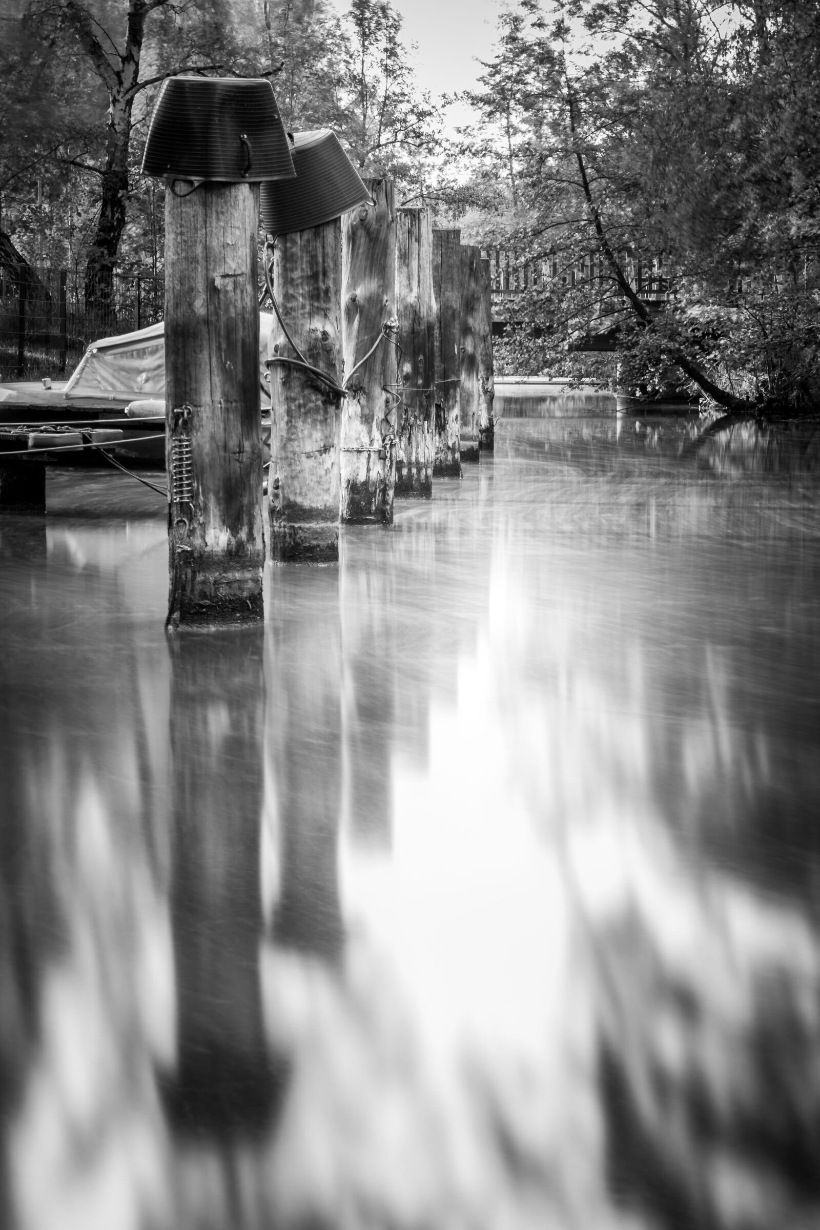 Sony a6000 sample photo. Havel, river, long exposure photography