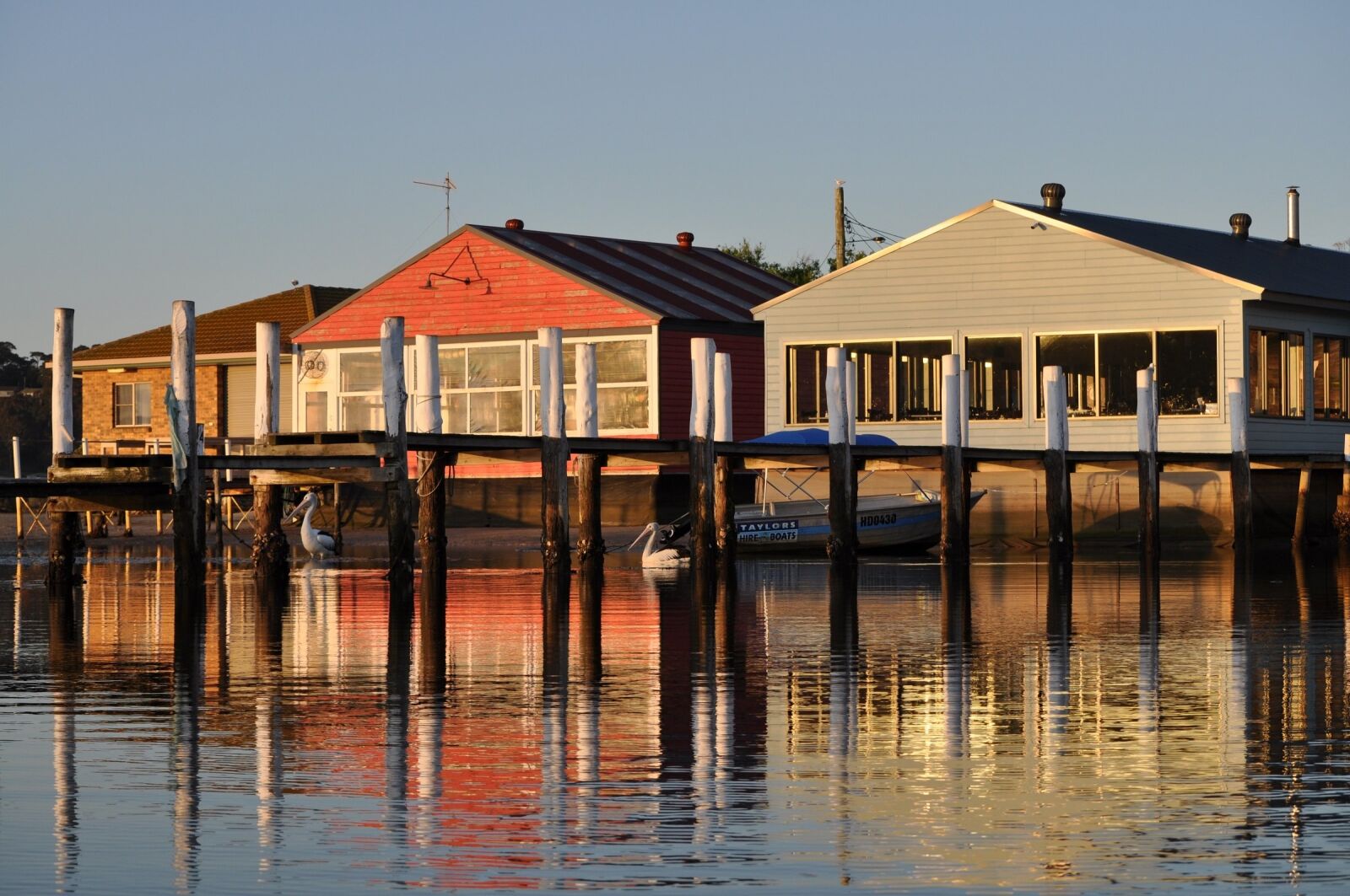 Nikon D5000 sample photo. Pier, harbor, sheds photography