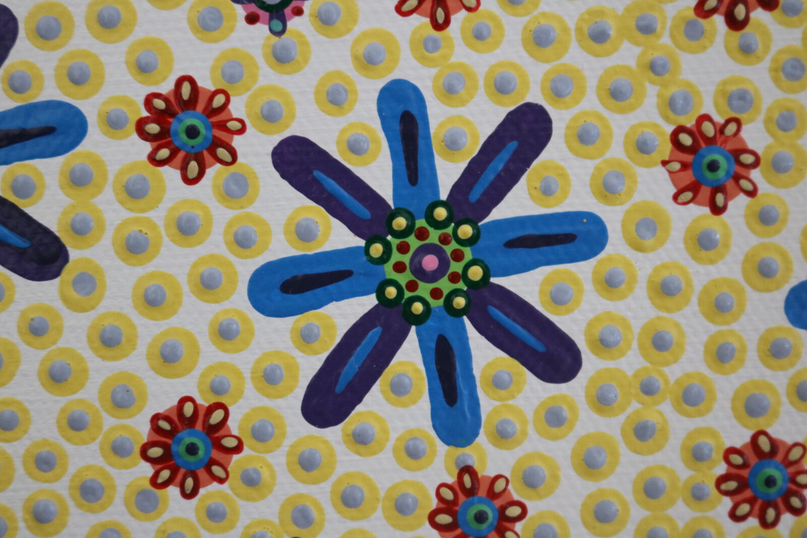 Canon EOS 750D (EOS Rebel T6i / EOS Kiss X8i) sample photo. Artwork, blue, flower, yellow photography