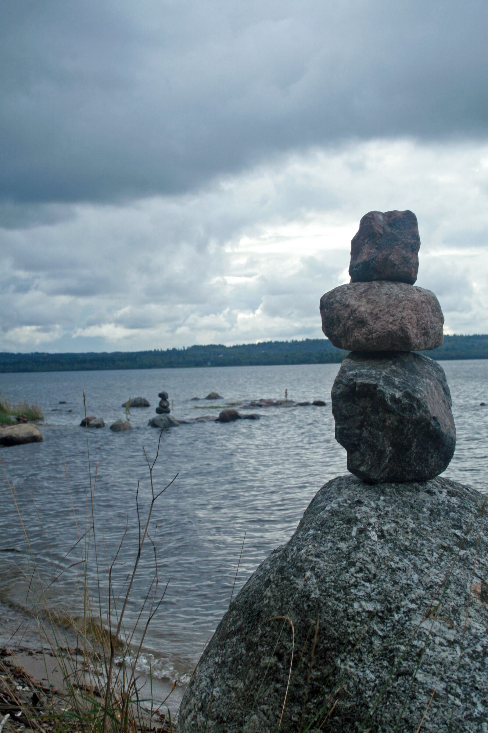 Canon EOS 30D sample photo. Stones, stone, sea photography