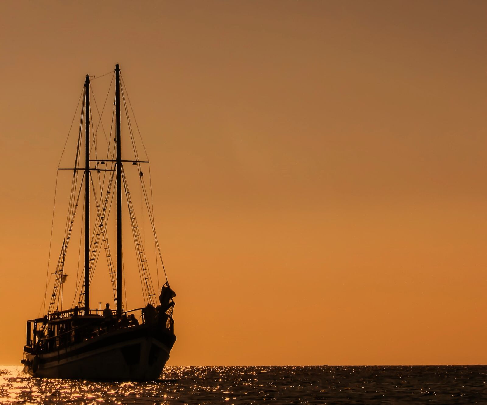 Canon PowerShot SX400 IS sample photo. Sail boat, sunset, sea photography