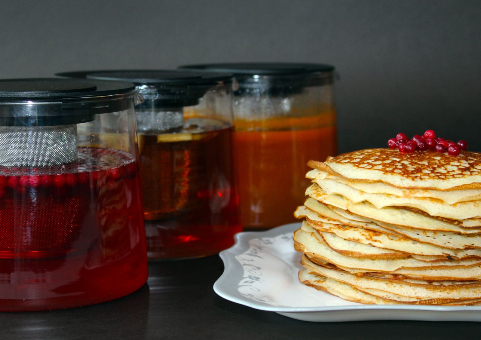 Canon EOS 1200D (EOS Rebel T5 / EOS Kiss X70 / EOS Hi) sample photo. Pancakes, tea, tea party photography