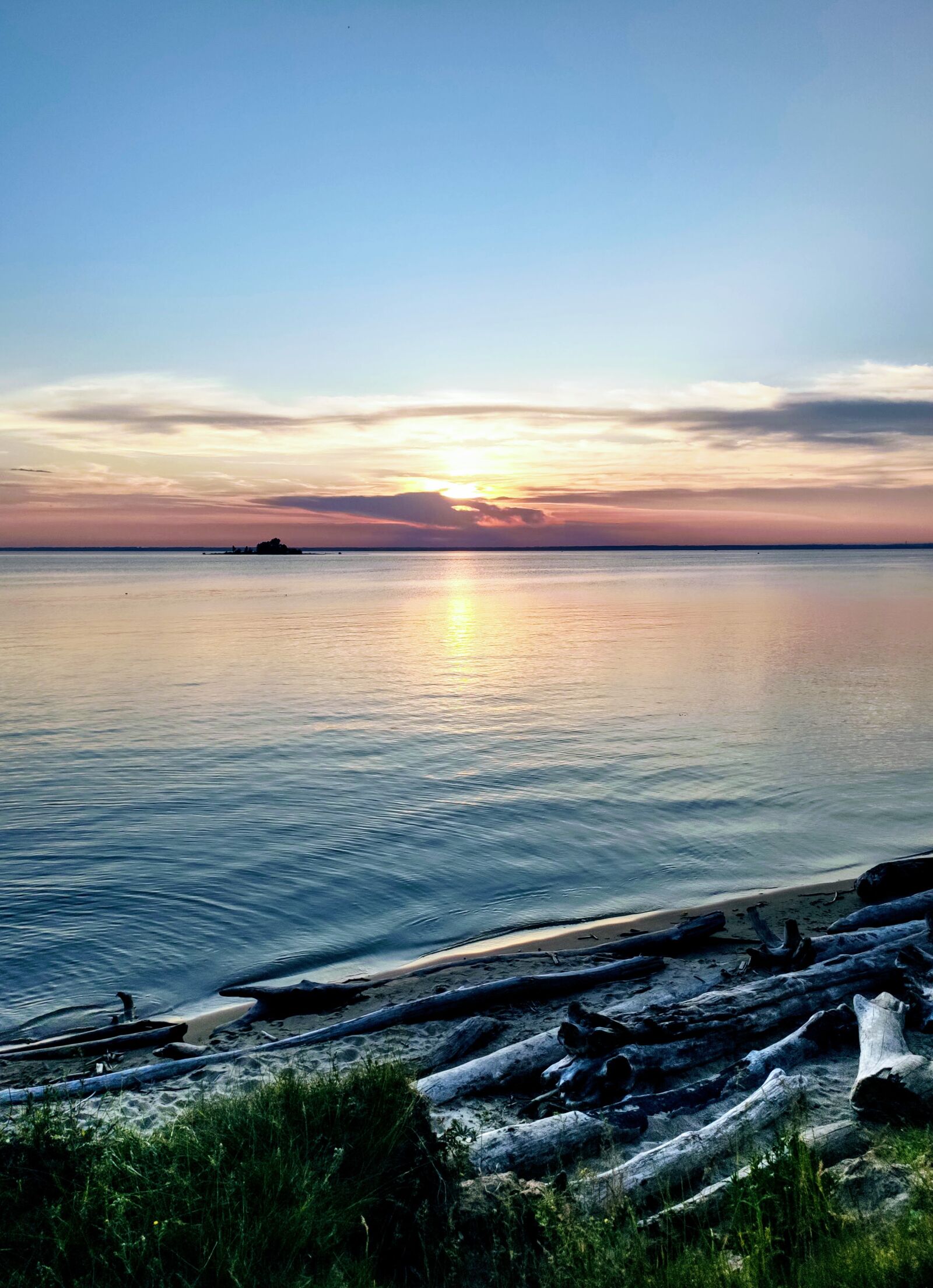 Xiaomi MI 9 sample photo. Sunset, water, ocean photography