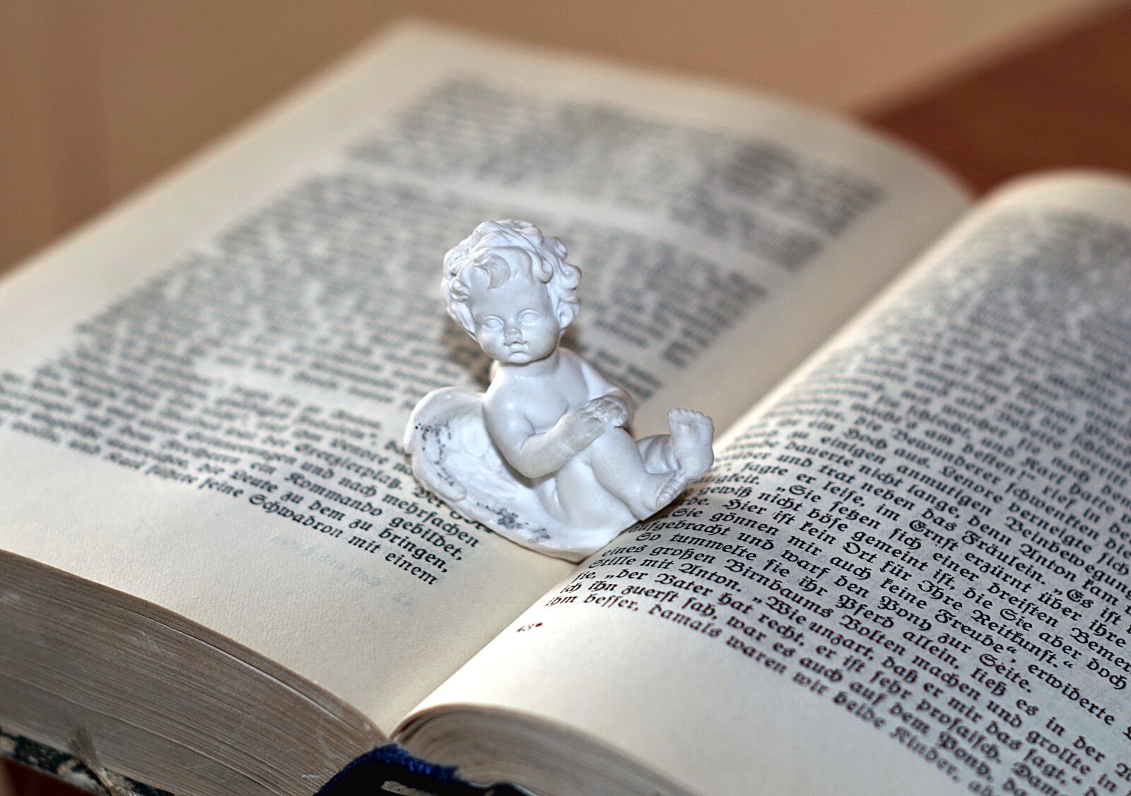 Pentax K-S2 sample photo. Angel, love, reading photography