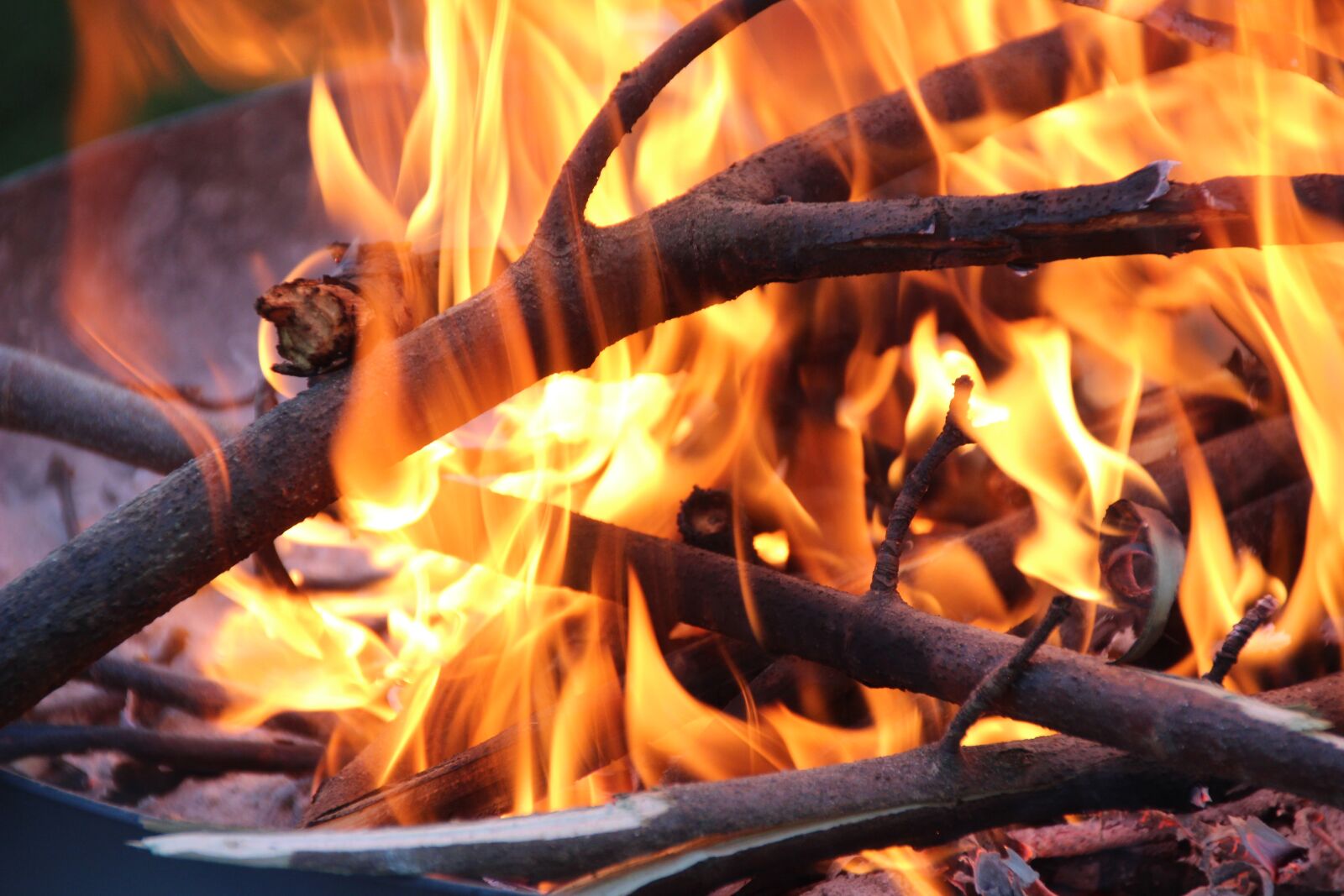 Canon EOS 600D (Rebel EOS T3i / EOS Kiss X5) sample photo. Fire, burn, campfire photography