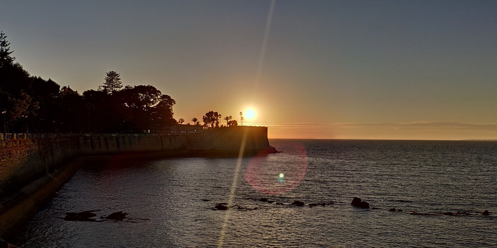 Xiaomi Mi MIX 2S sample photo. Sunset, cadiz, port photography