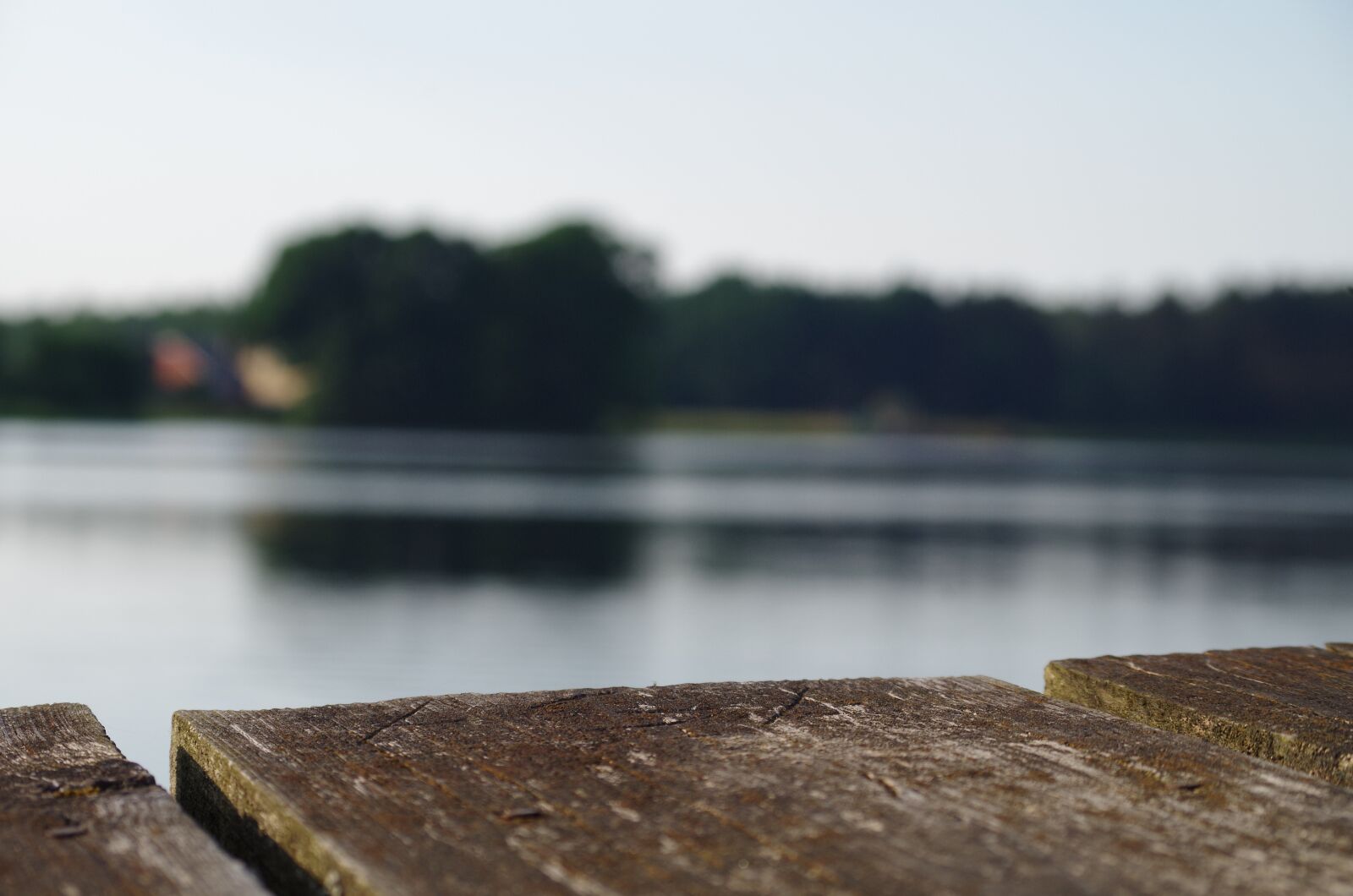 Pentax K-50 sample photo. Lake, bridge, board photography