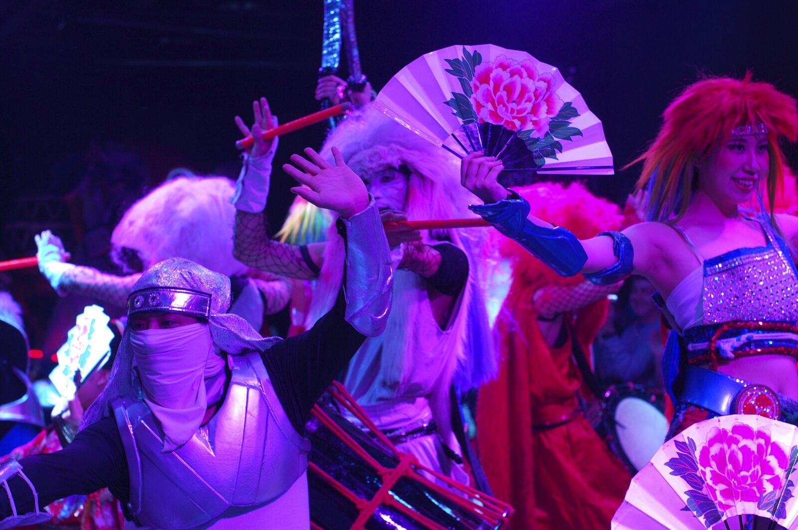 Nikon D40 sample photo. Japan, show, dancers photography