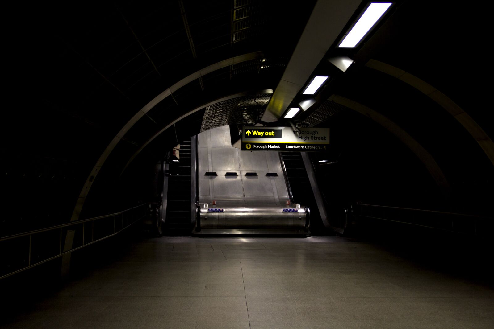 Sigma 17-50mm F2.8 EX DC OS HSM sample photo. Dark, metro, scary, street photography