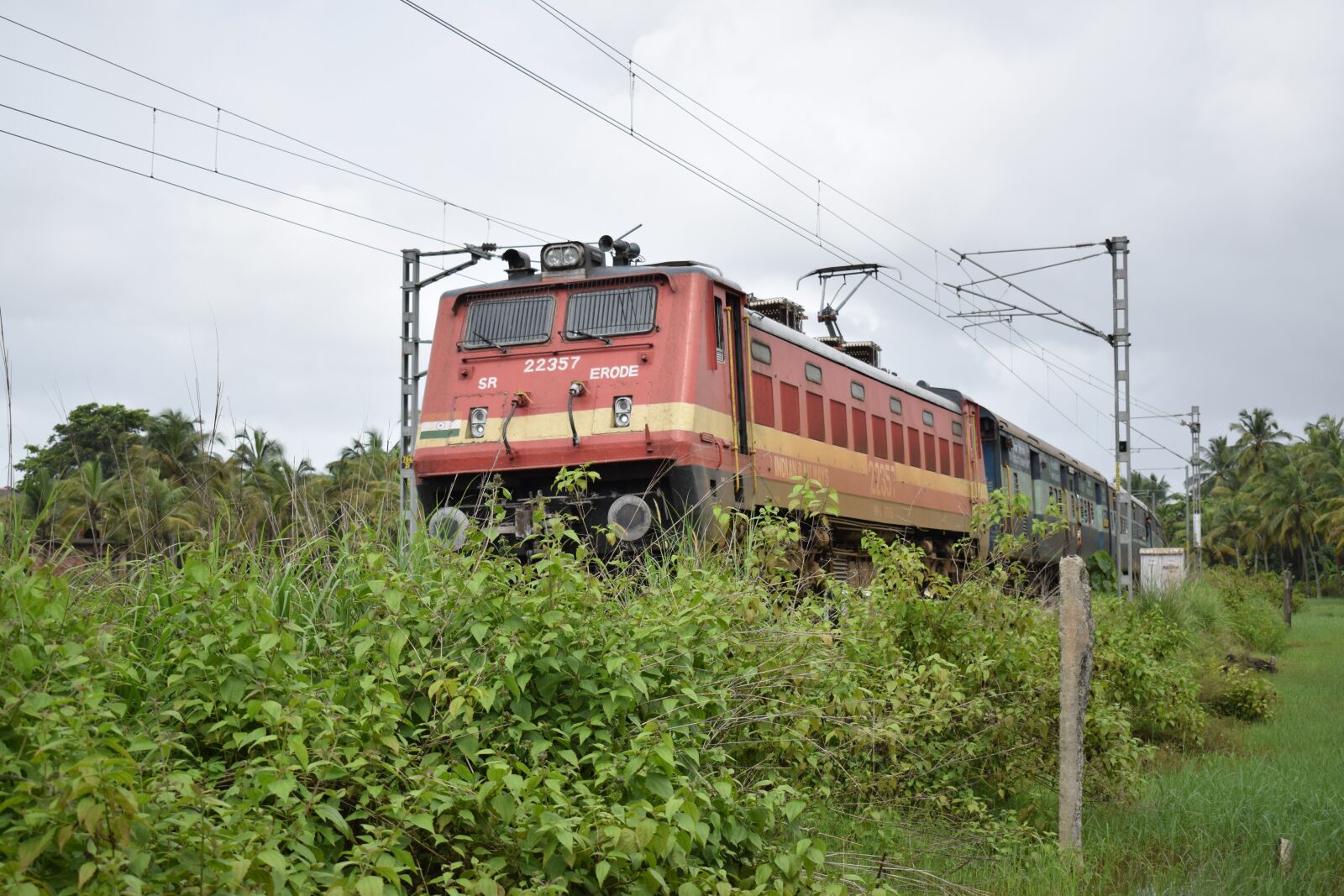Nikon D3300 sample photo. Train, kerala, india photography