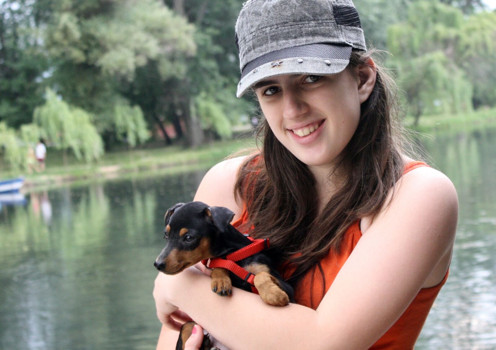 Canon EOS 1000D (EOS Digital Rebel XS / EOS Kiss F) sample photo. Dog, girl, albania photography