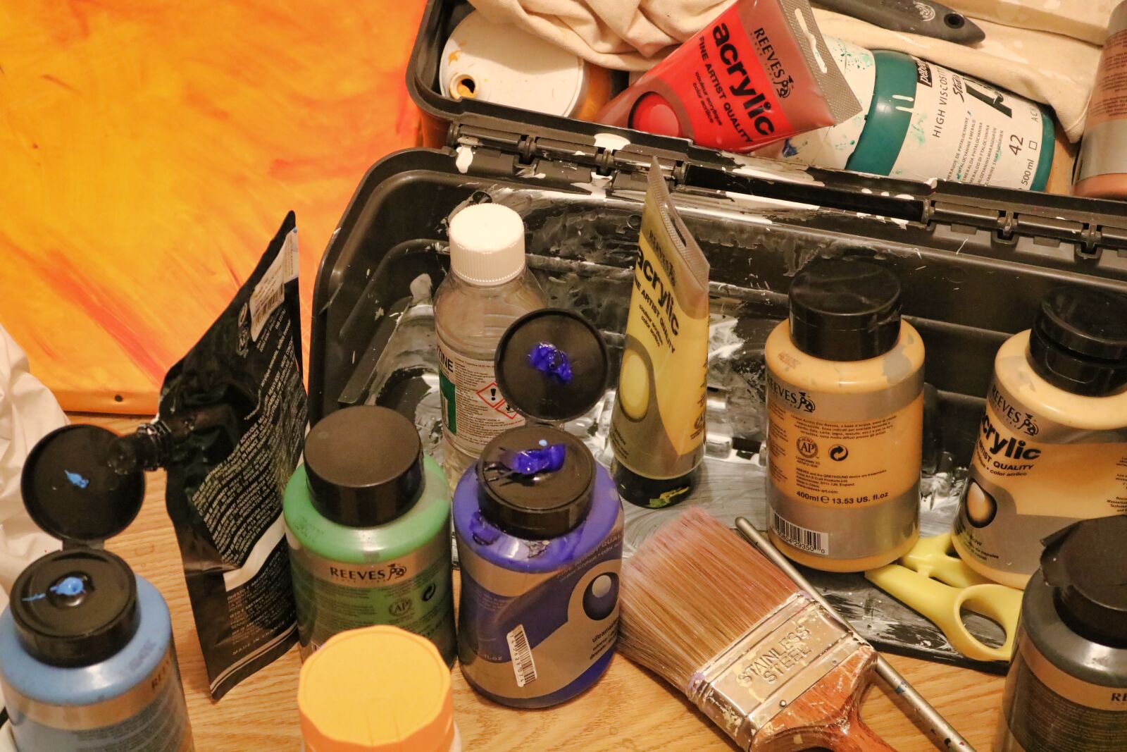 Canon EOS 750D (EOS Rebel T6i / EOS Kiss X8i) sample photo. Paints, painting, acrylics photography