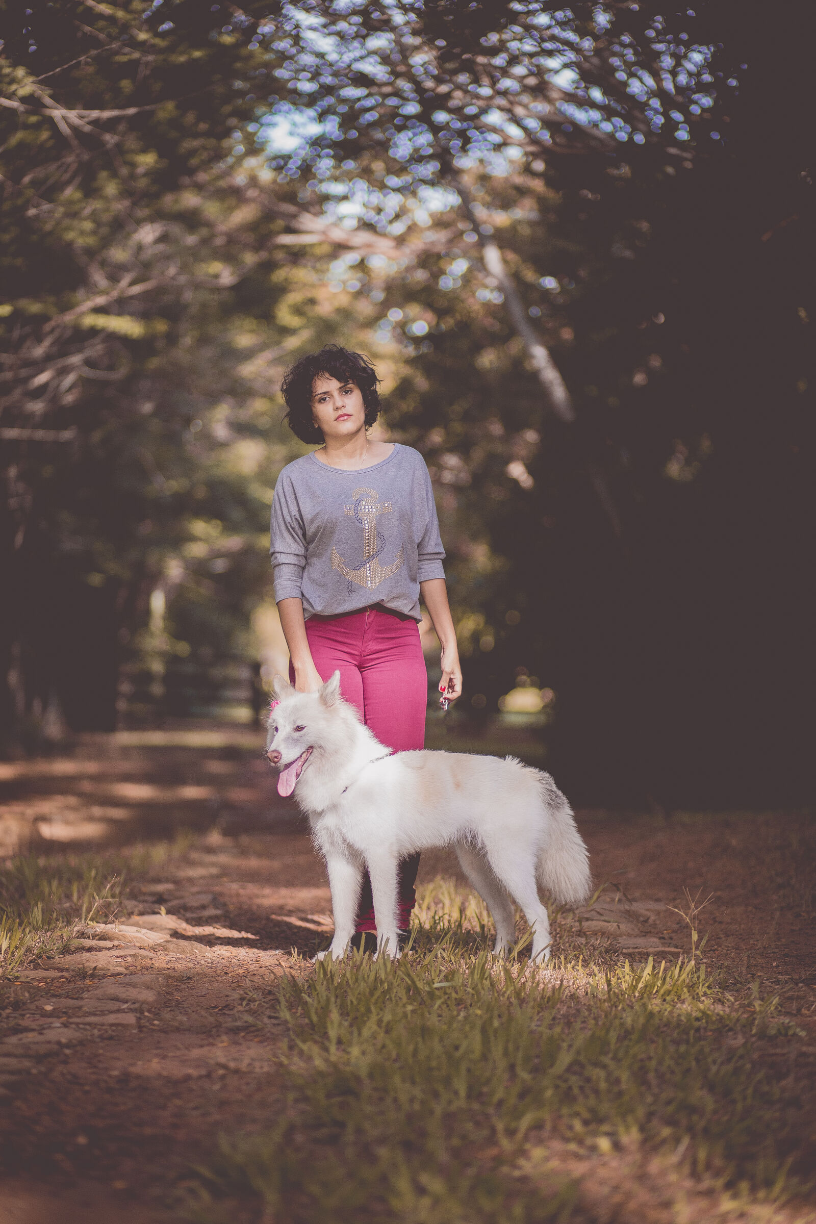 Canon EF 85mm F1.8 USM sample photo. Woman, in, purple, long photography