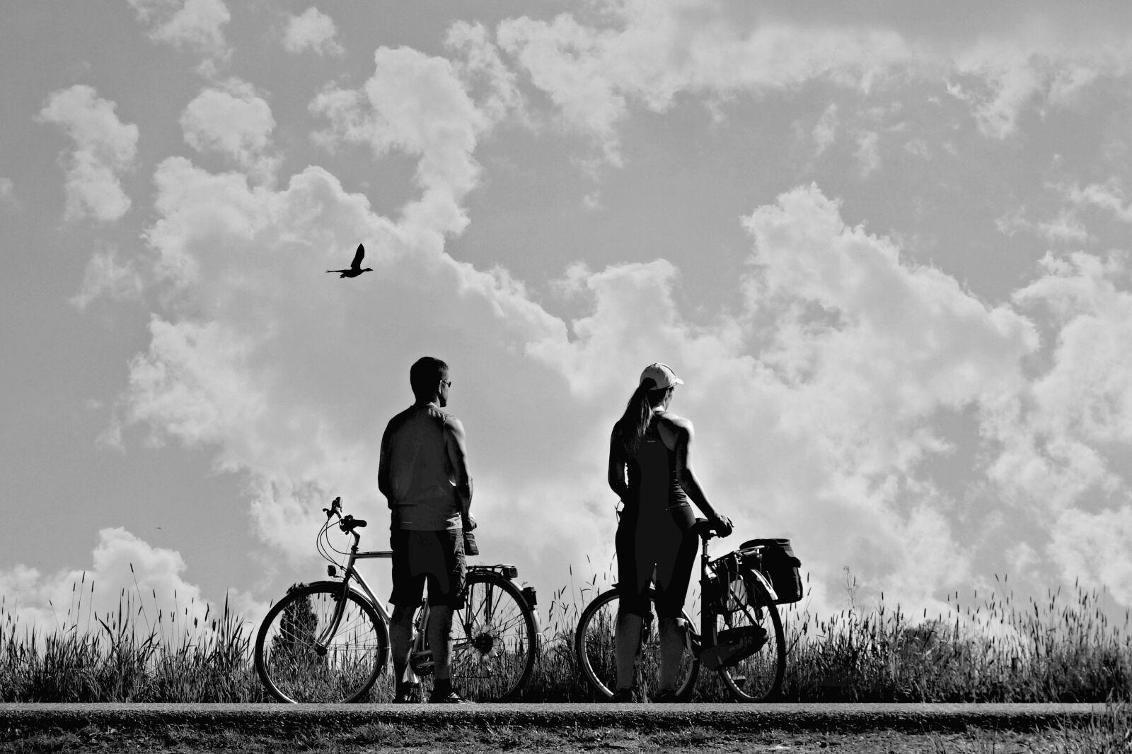 Sony Cyber-shot DSC-RX100 sample photo. Man, woman, bicycle ride photography
