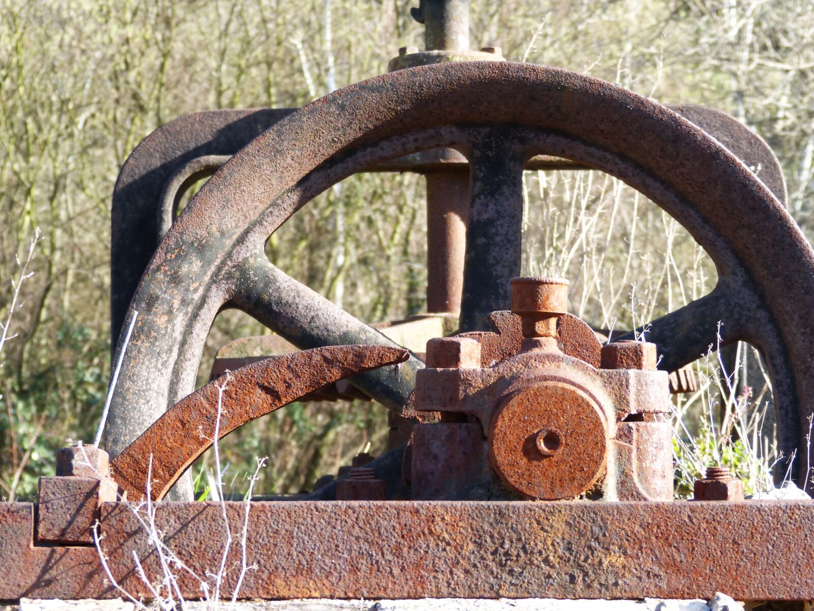 Panasonic DMC-FZ62 sample photo. Mechanism, rusty, well photography