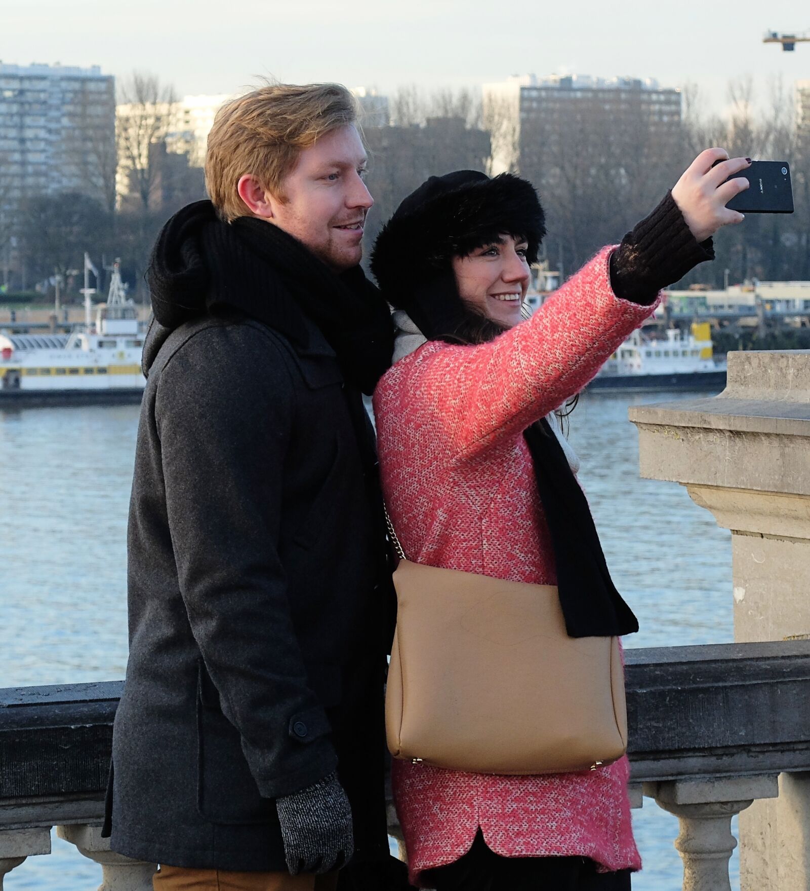 Fujifilm X20 sample photo. Selfie, schelde, antwerp photography