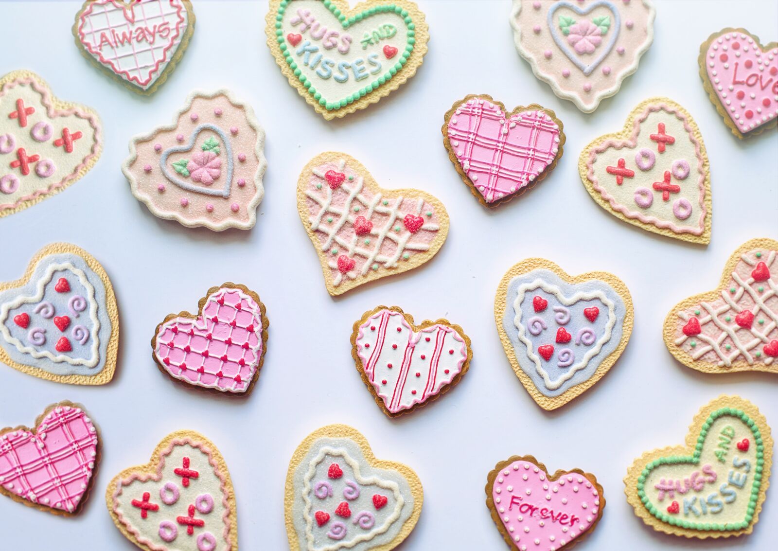 Canon EF 50mm F1.4 USM sample photo. Valentine's day, valentine, cookies photography