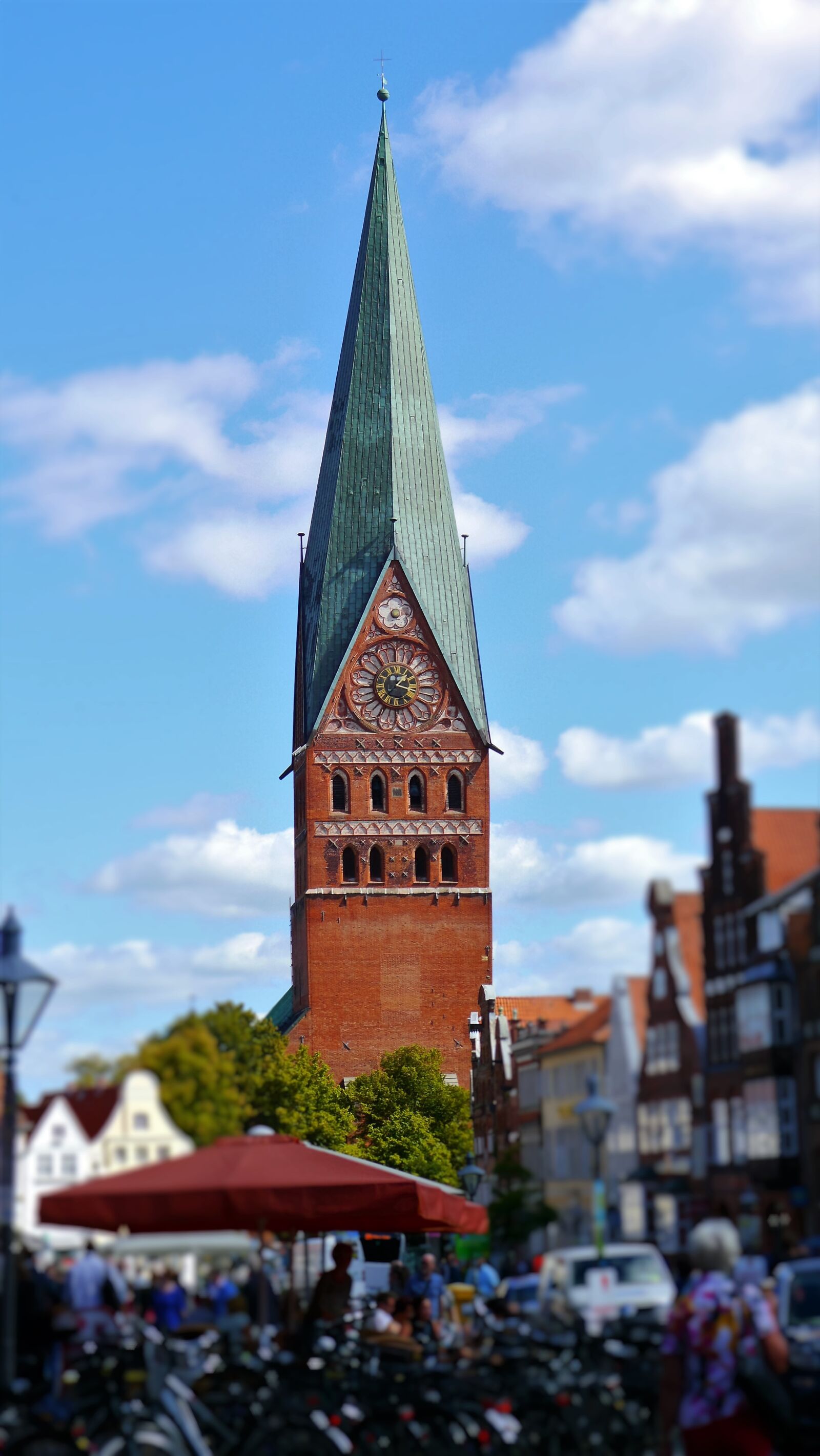 Panasonic Lumix DMC-G3 sample photo. Lüneburg, church, steeple photography