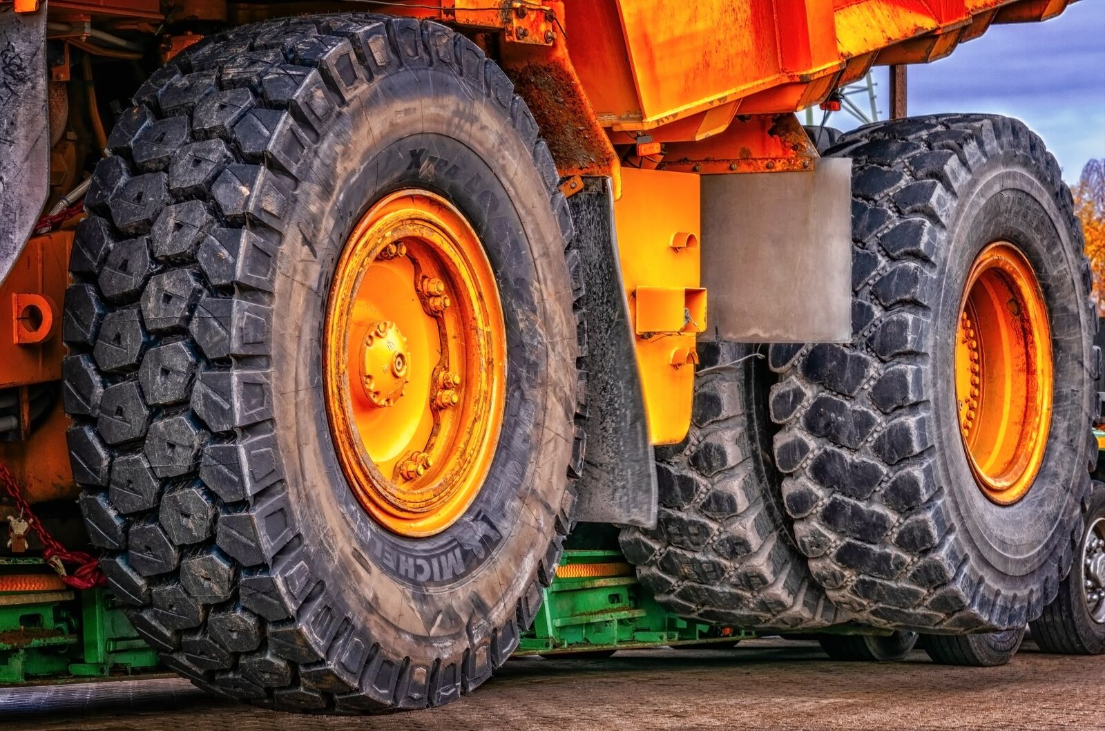 Nikon D3300 sample photo. Wheel, construction machine, dumper photography