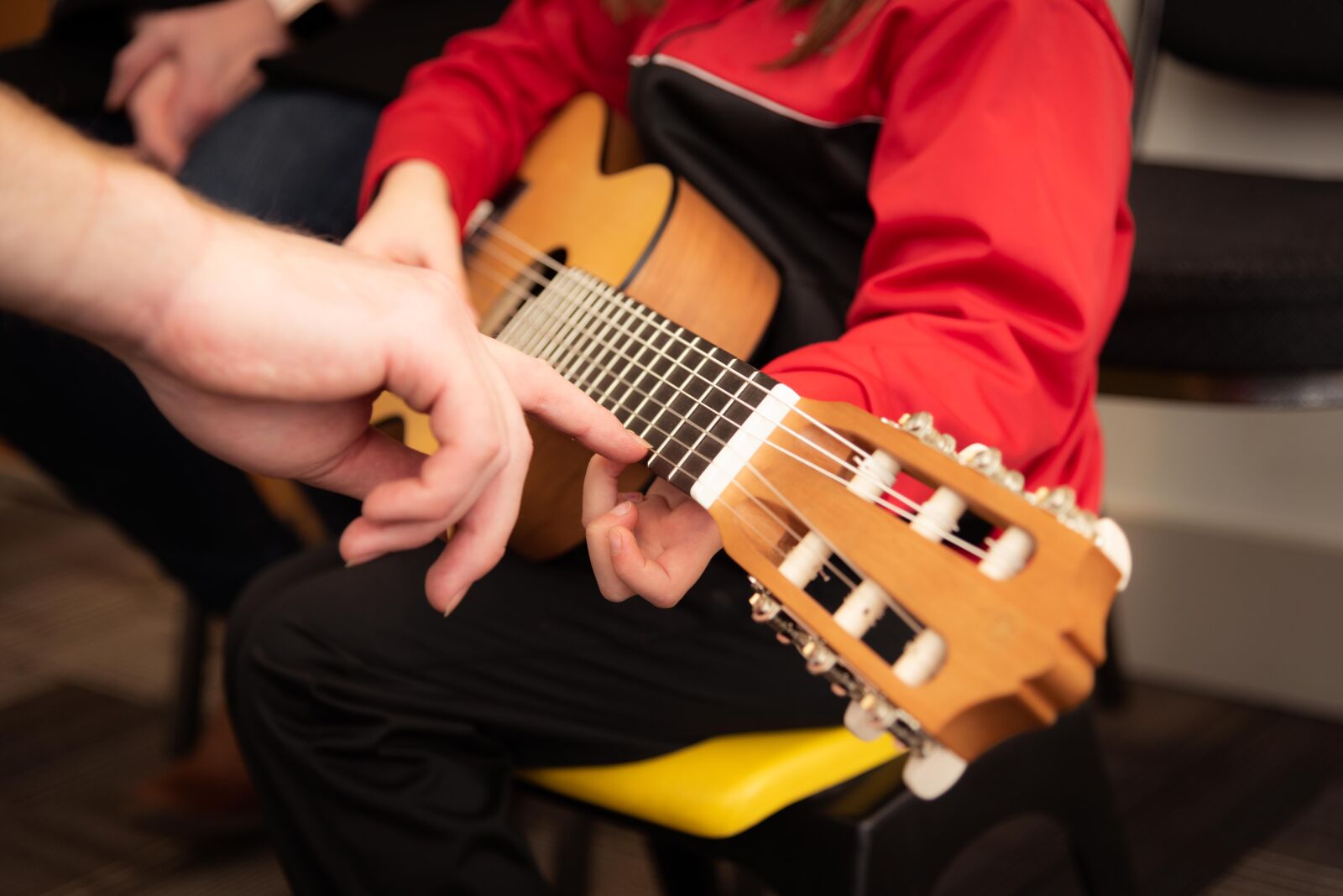 Nikon D750 sample photo. Guitar, studying, playing photography