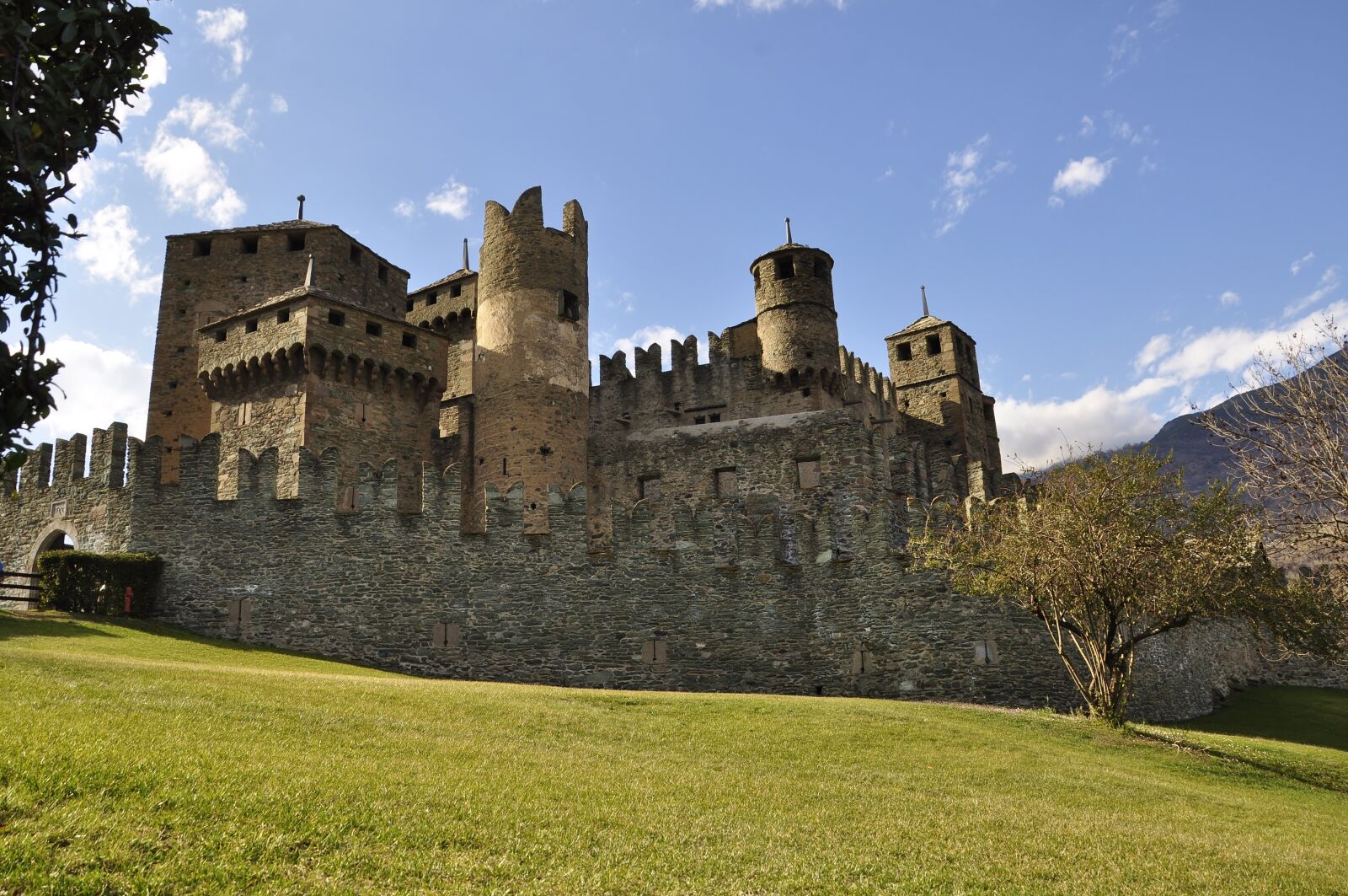 Nikon D5000 sample photo. Castle, fenis, valle d'aosta photography