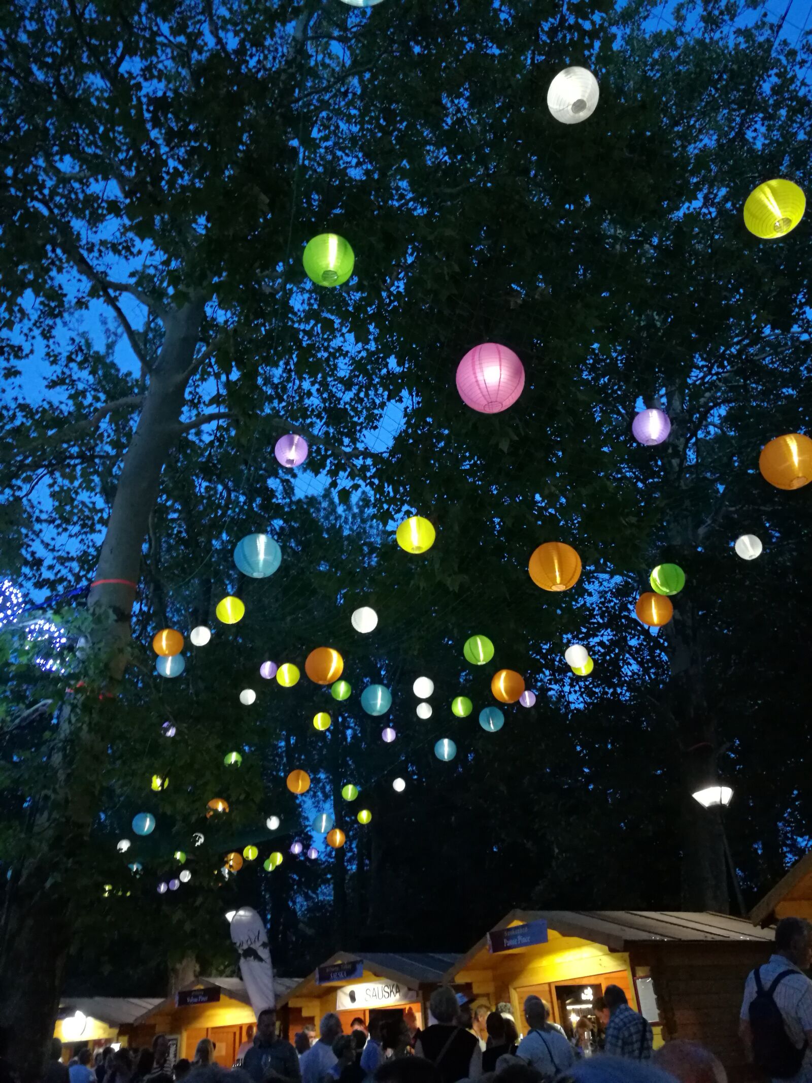 HUAWEI P9 sample photo. Fairy lamp, colors, night photography