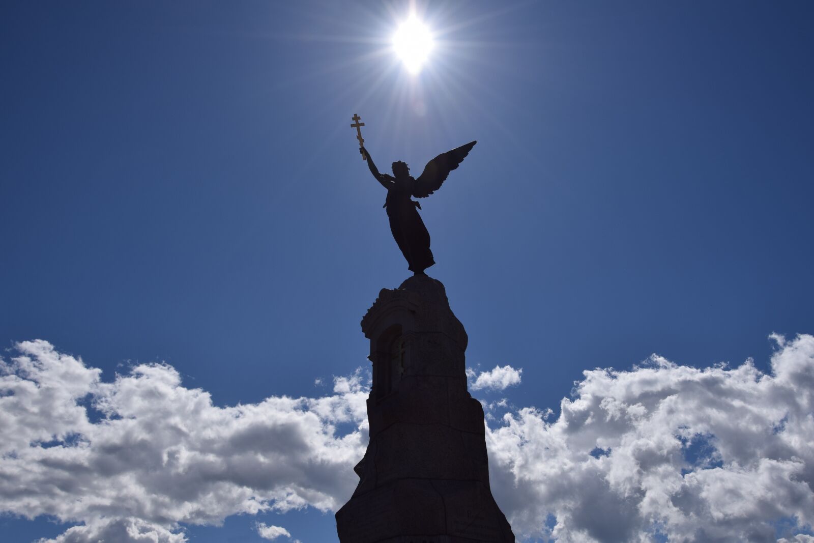 Nikon D3300 sample photo. Angel, clouds, sky photography