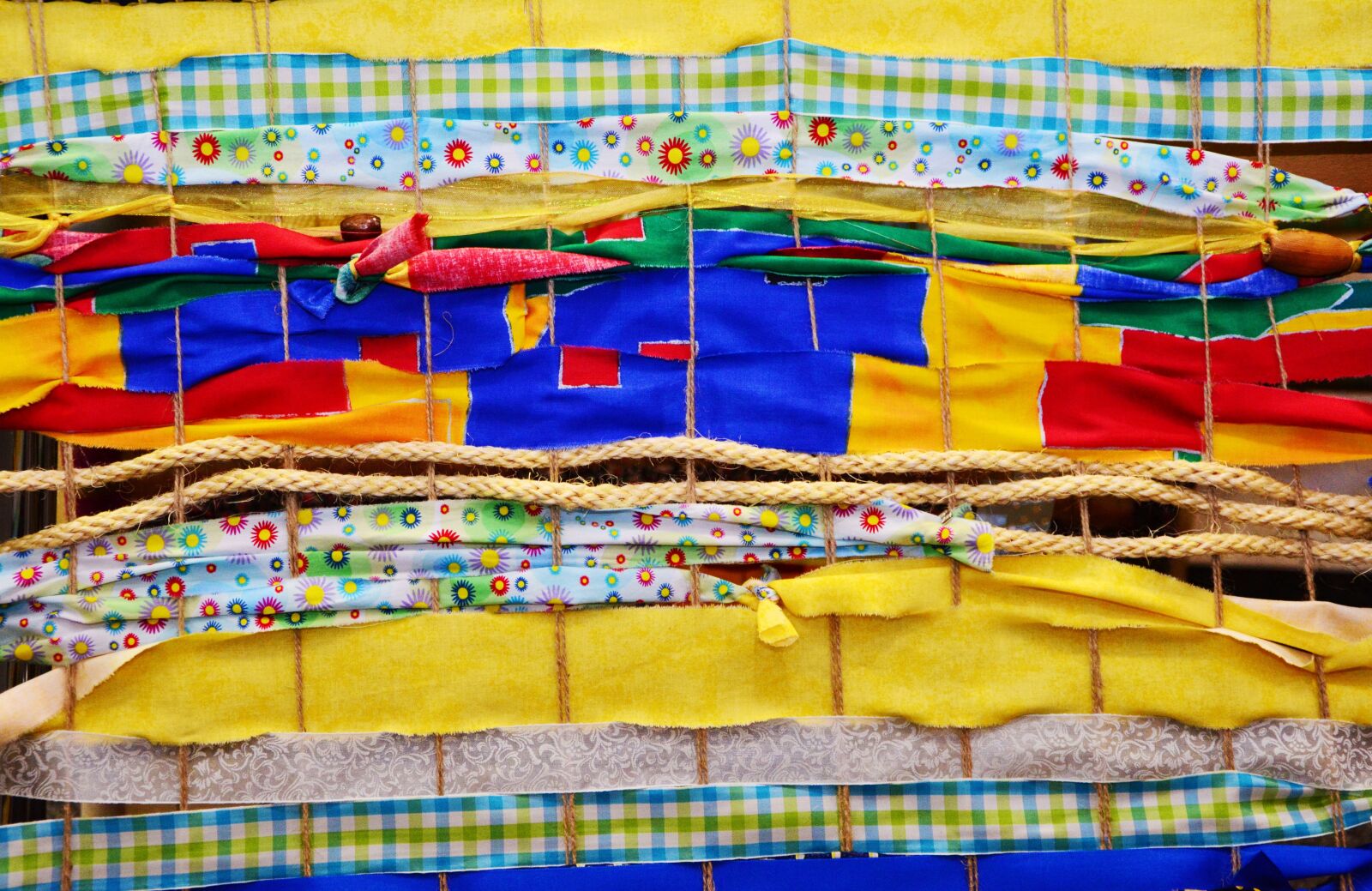 Nikon D5200 sample photo. Fabric, bands, colorful ribbons photography