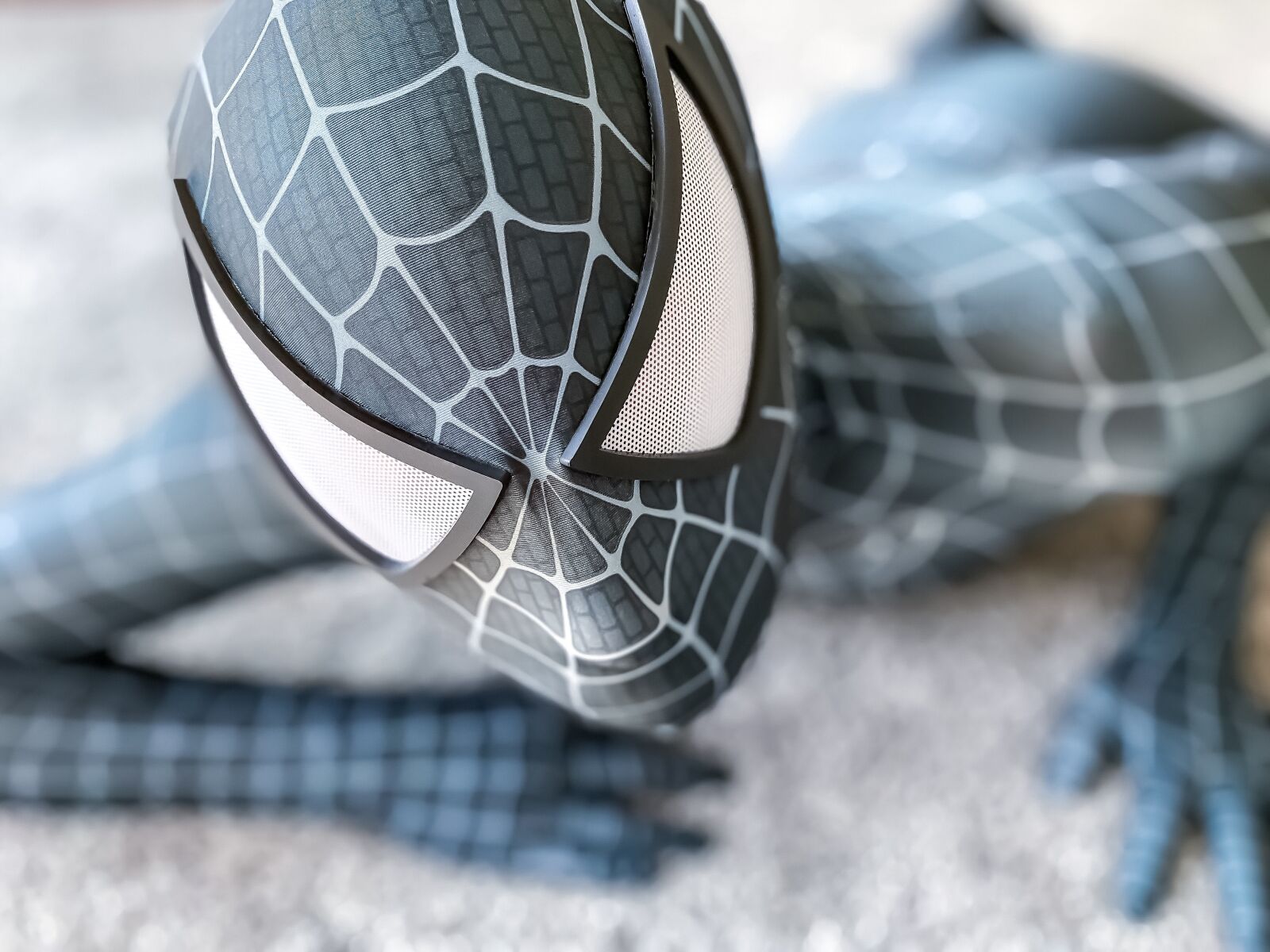 Apple iPhone 11 Pro sample photo. Spider-man, costume, superhero photography