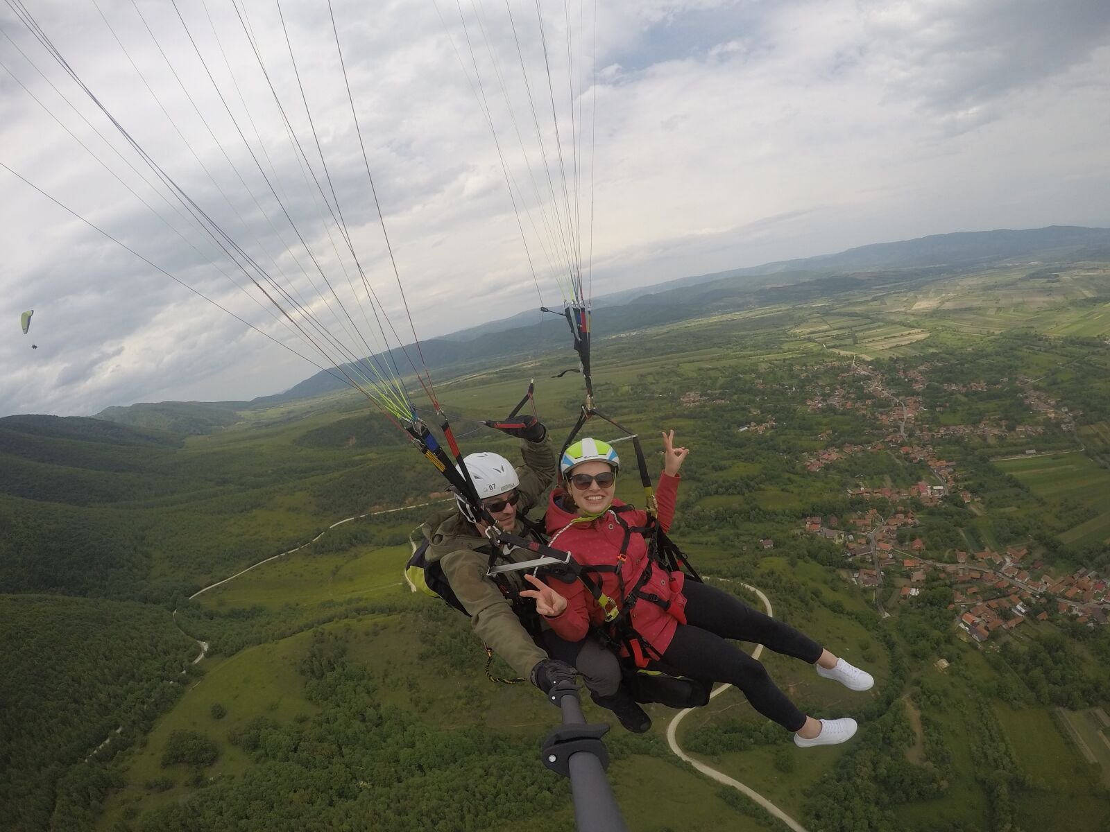 GoPro HERO4 Silver sample photo. Acrofly, paragliding in brasov photography